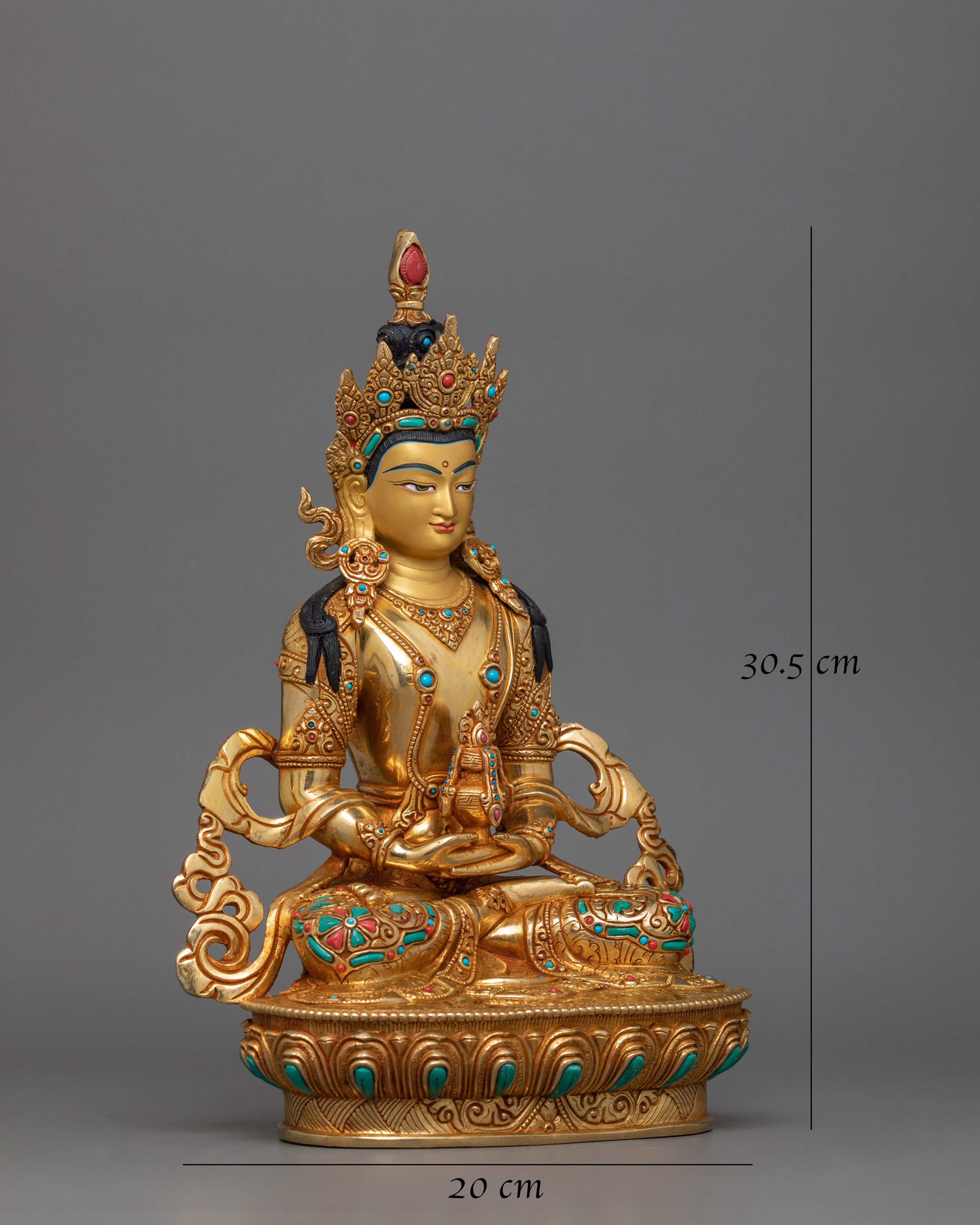 Enlightened Buddha Amitayus Statue