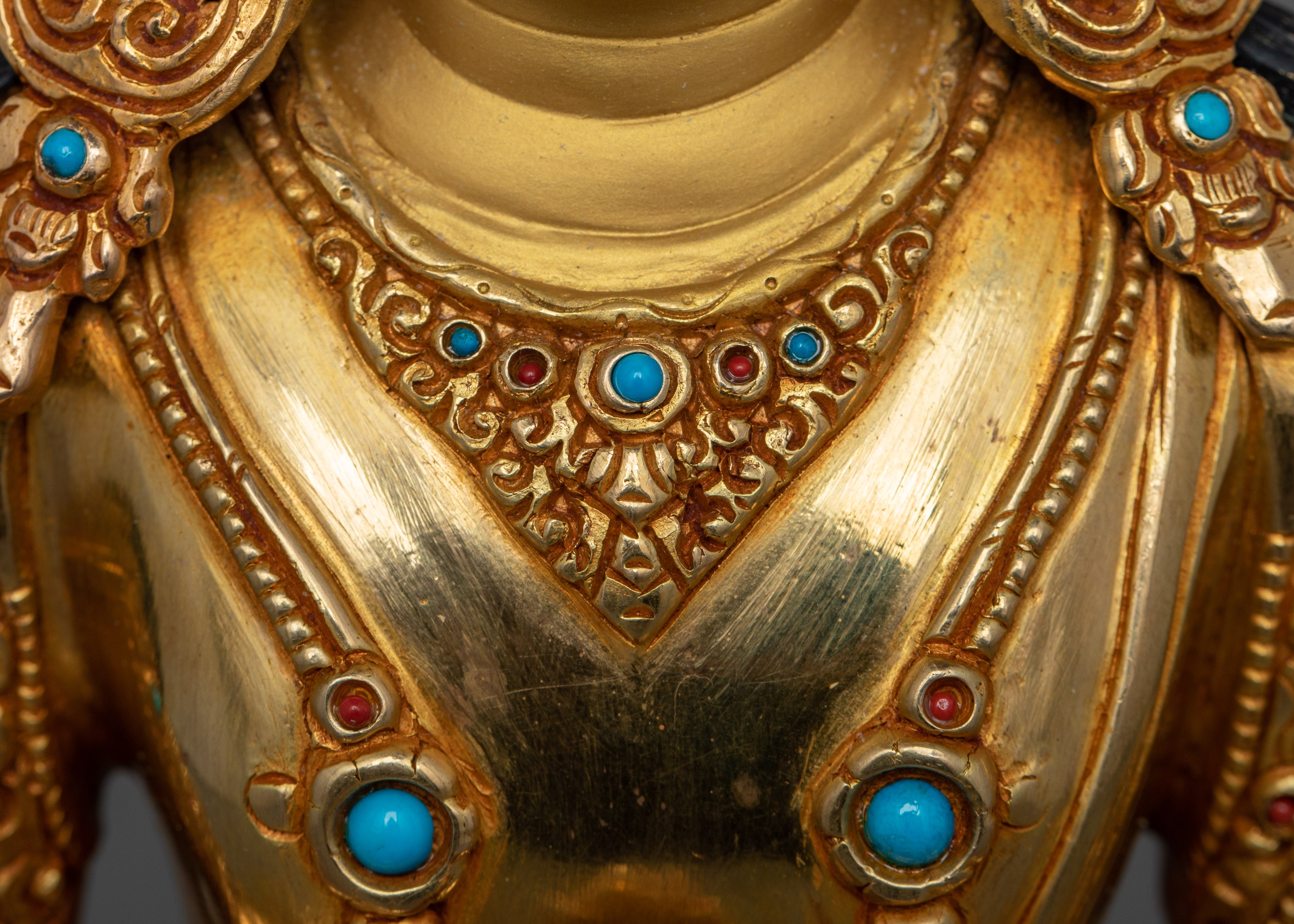 Enlightened Buddha Amitayus Statue | The Deity of Infinite Life