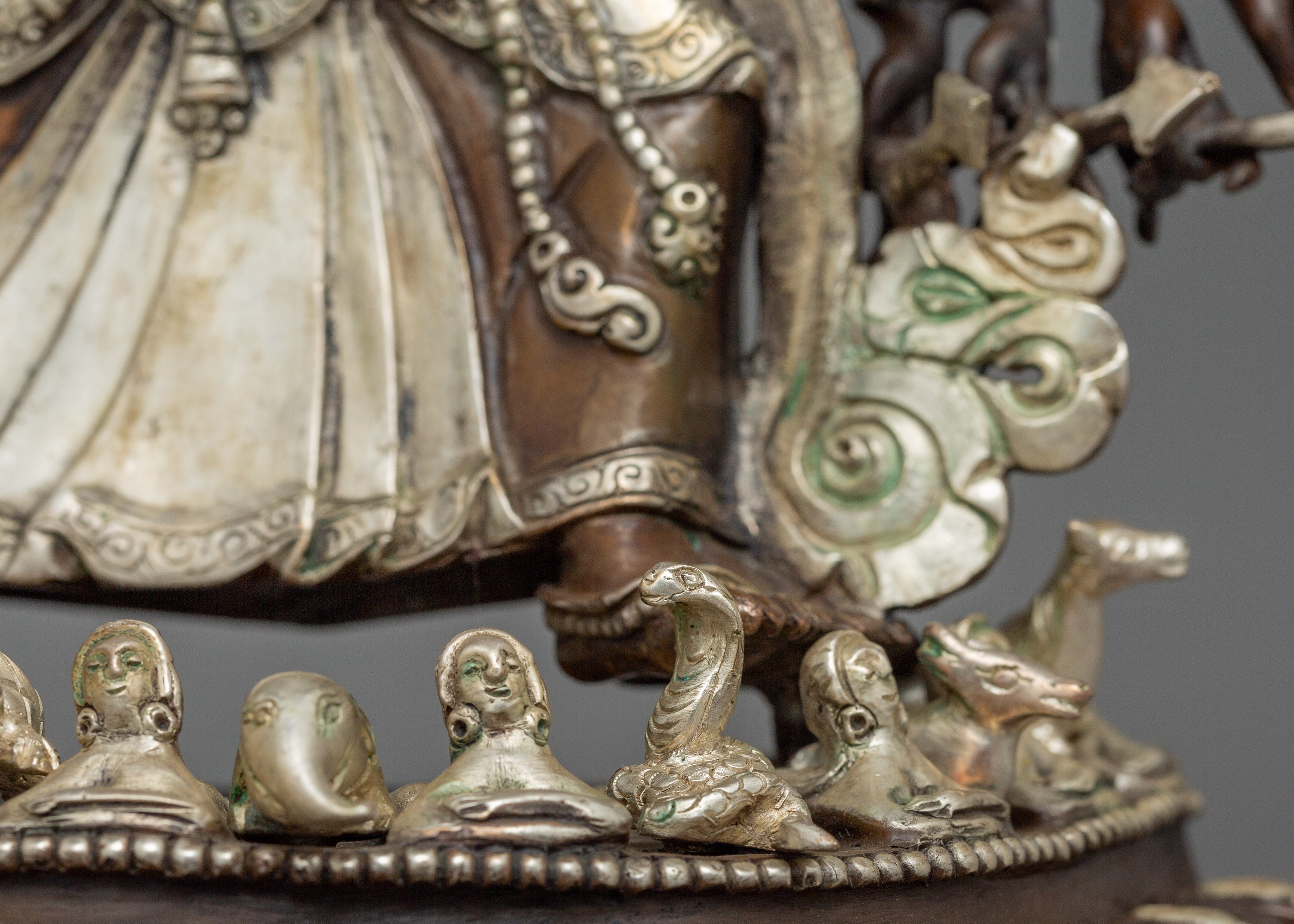 Himalayan Deity White Umbrella Goddess Statue | Symbol of Protection and Wisdom