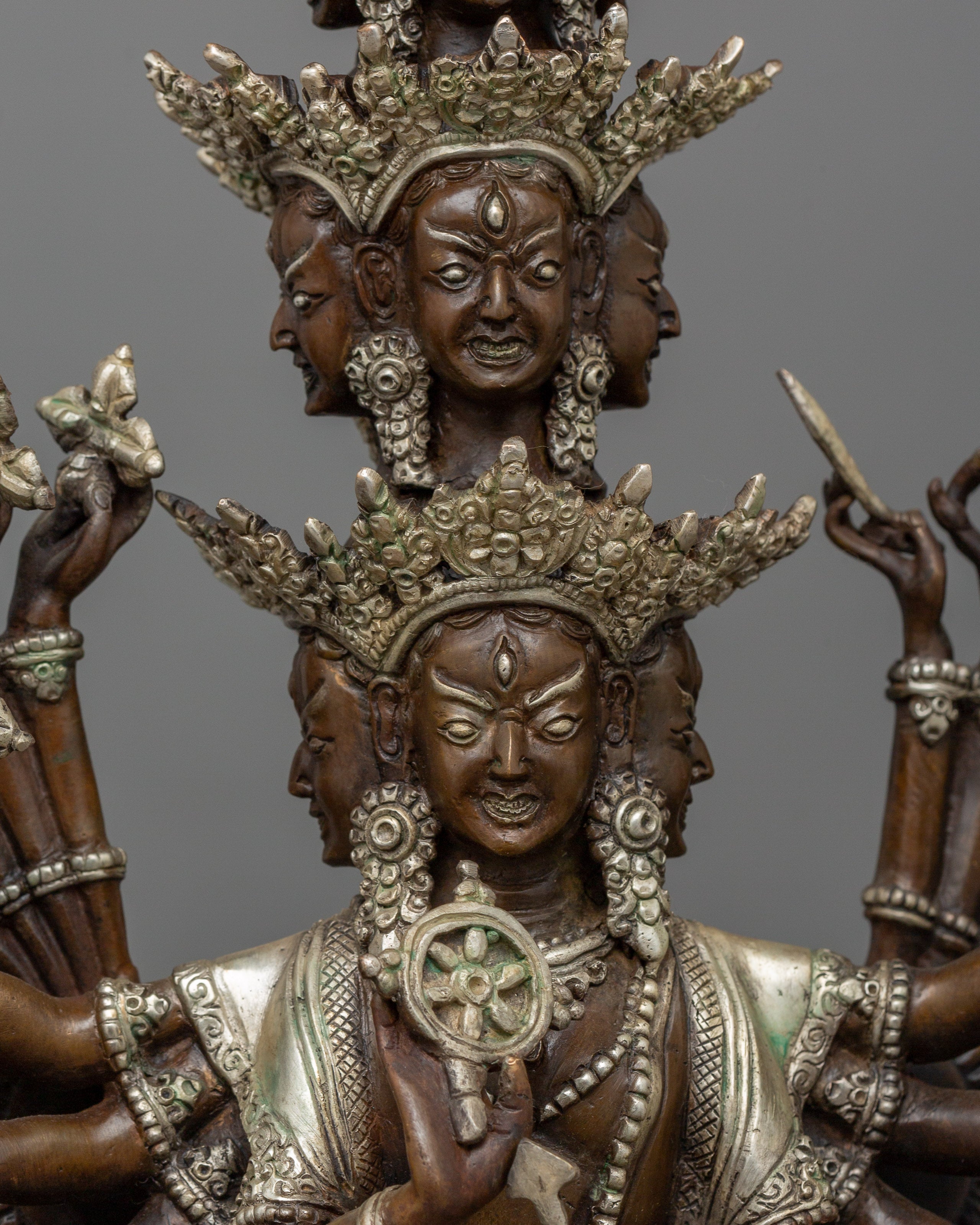 Himalayan Deity White Umbrella Goddess Statue | Symbol of Protection and Wisdom