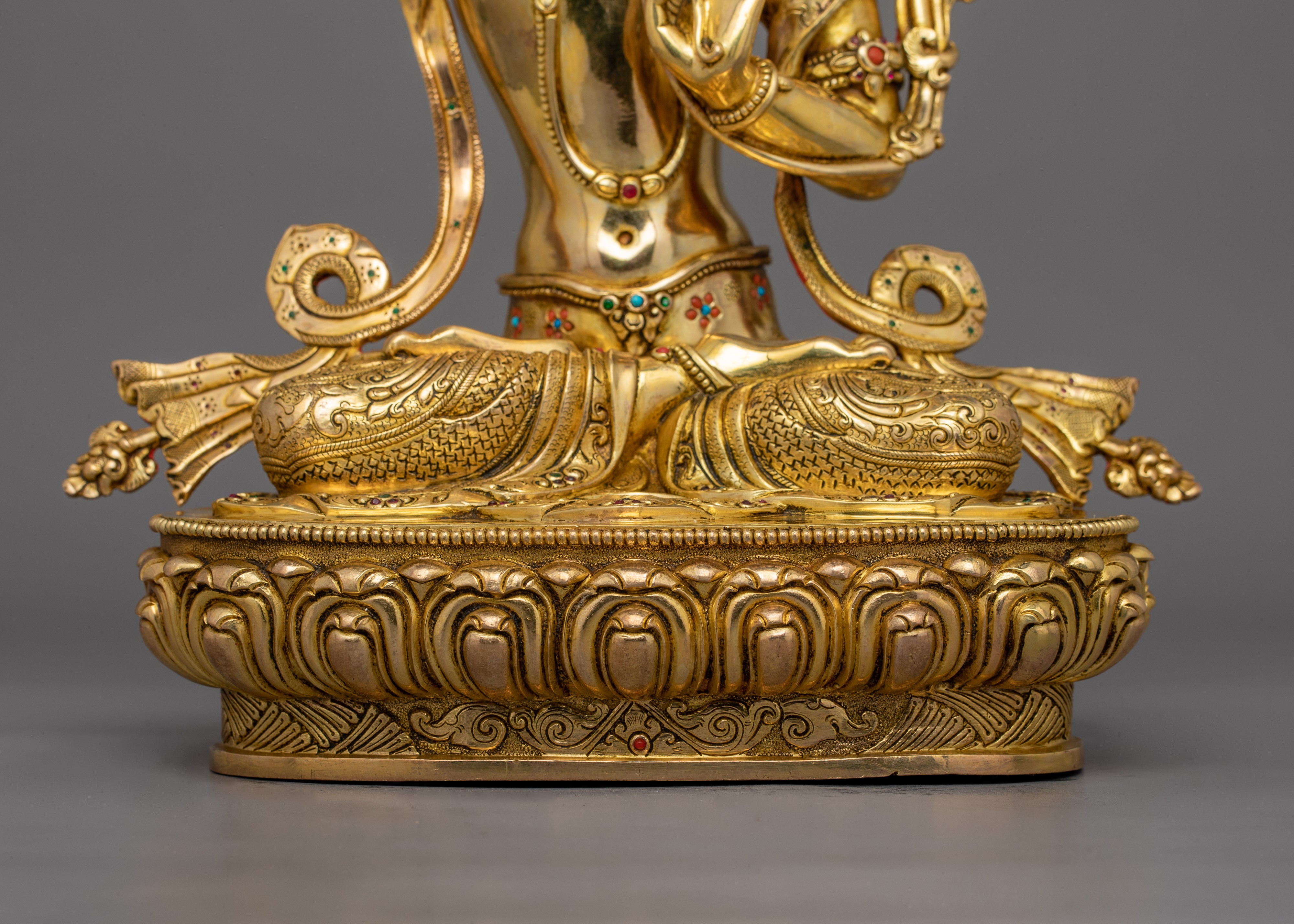 Himalayan Vajrayana Buddhist Manjushri Statue – Made In Nepal