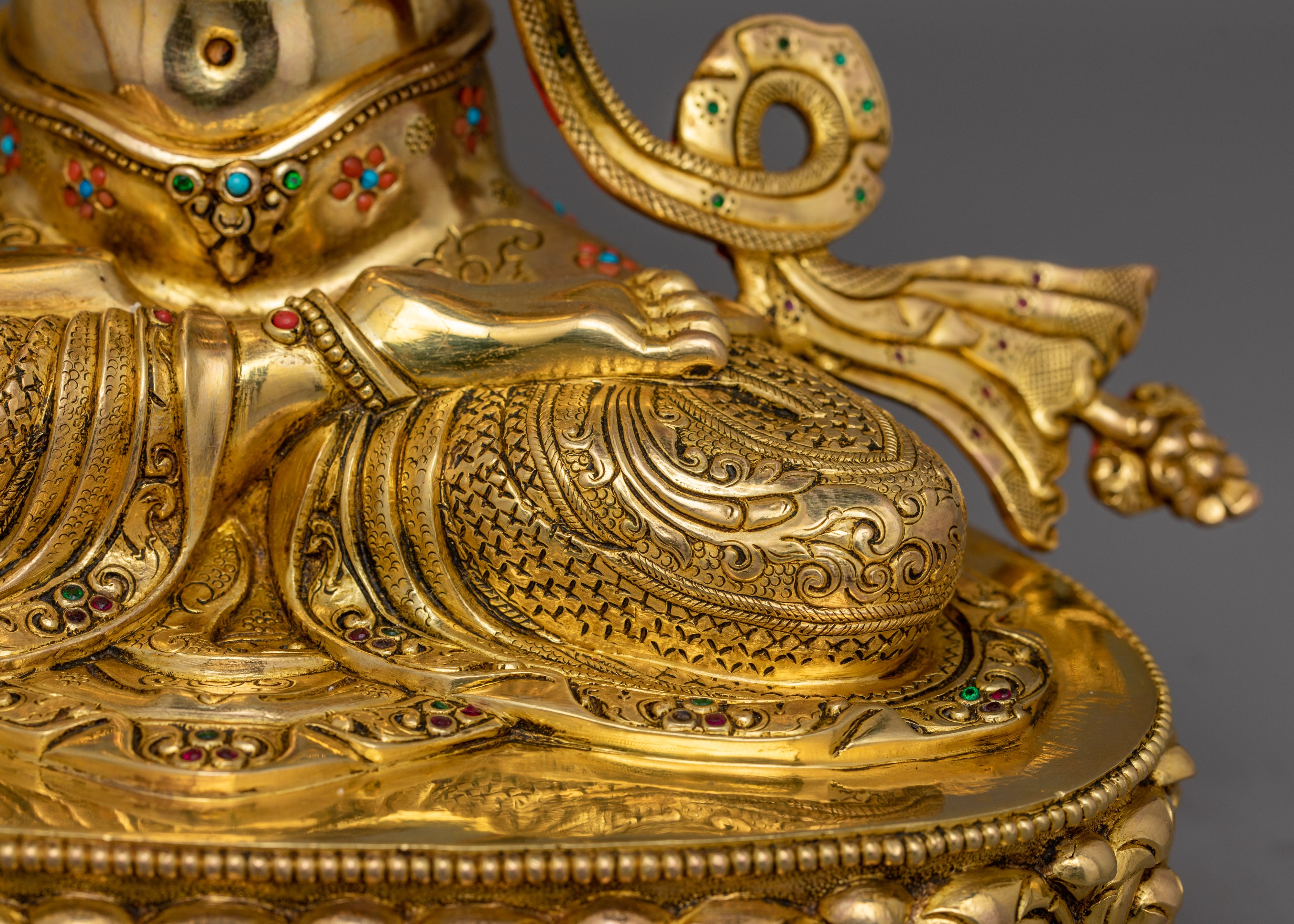 Himalayan Vajrayana Buddhist Manjushri Statue – Made In Nepal