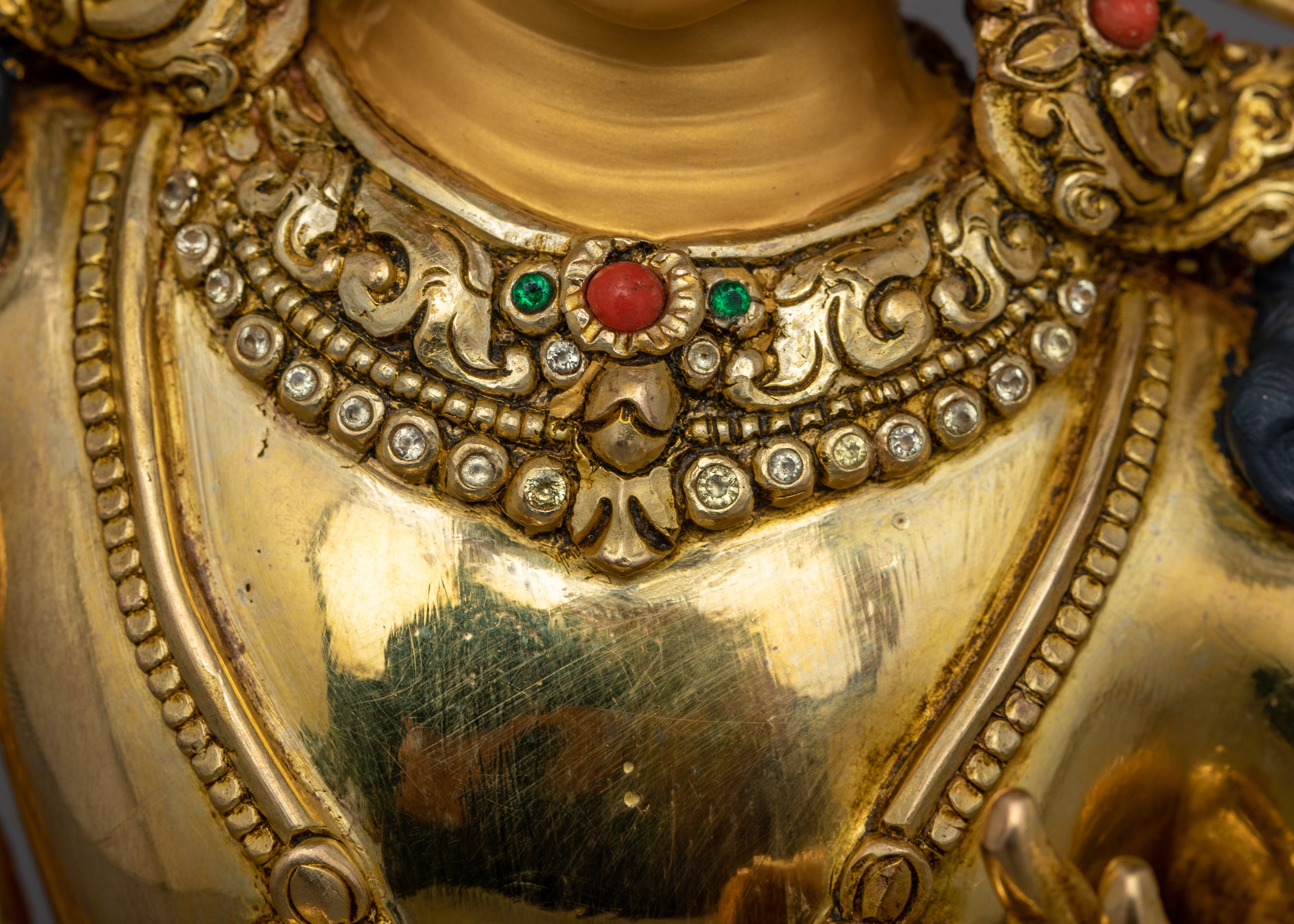 Himalayan Vajrayana Buddhist Manjushri Statue – Made In Nepal