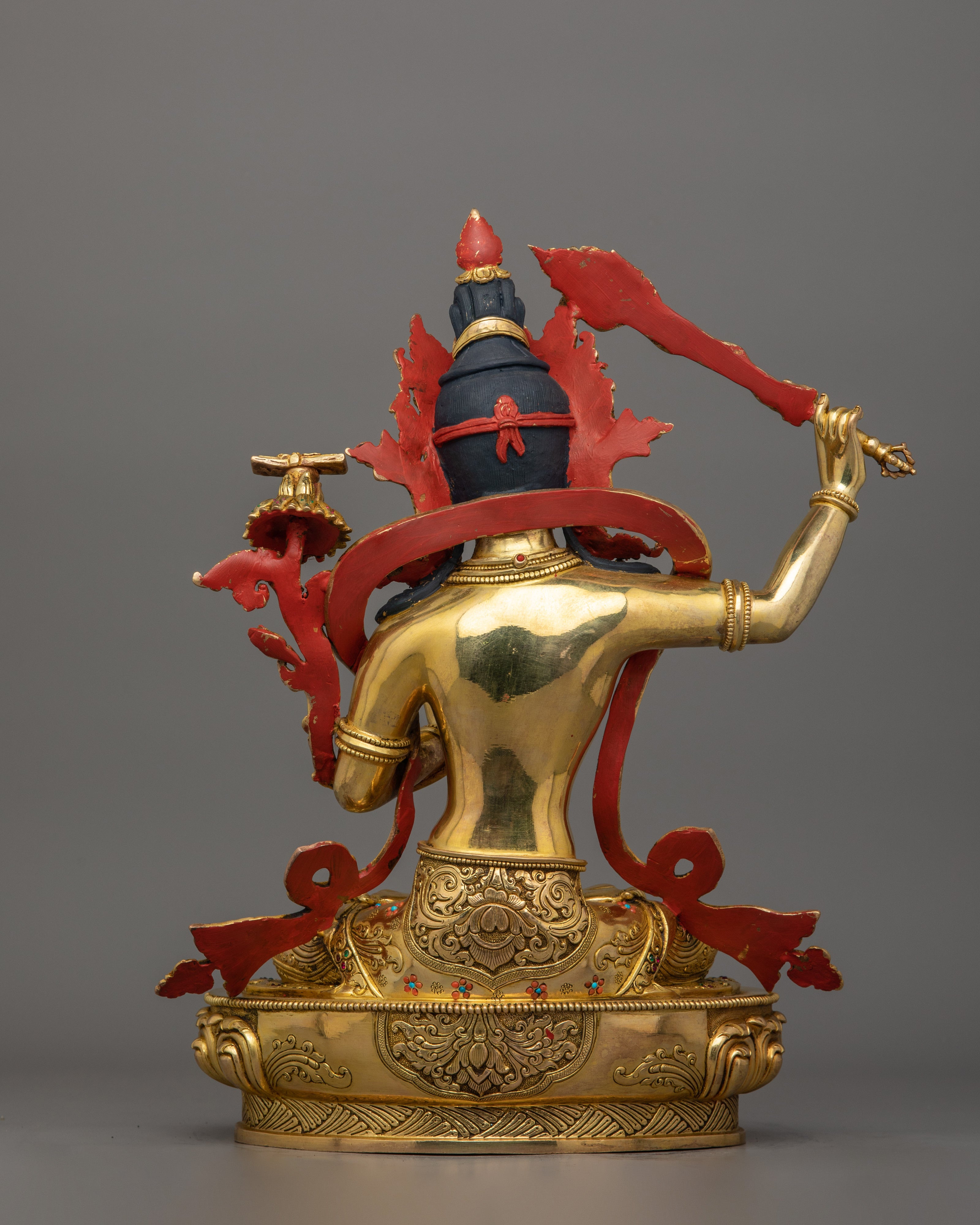 Himalayan Vajrayana Buddhist Manjushri Statue – Made In Nepal