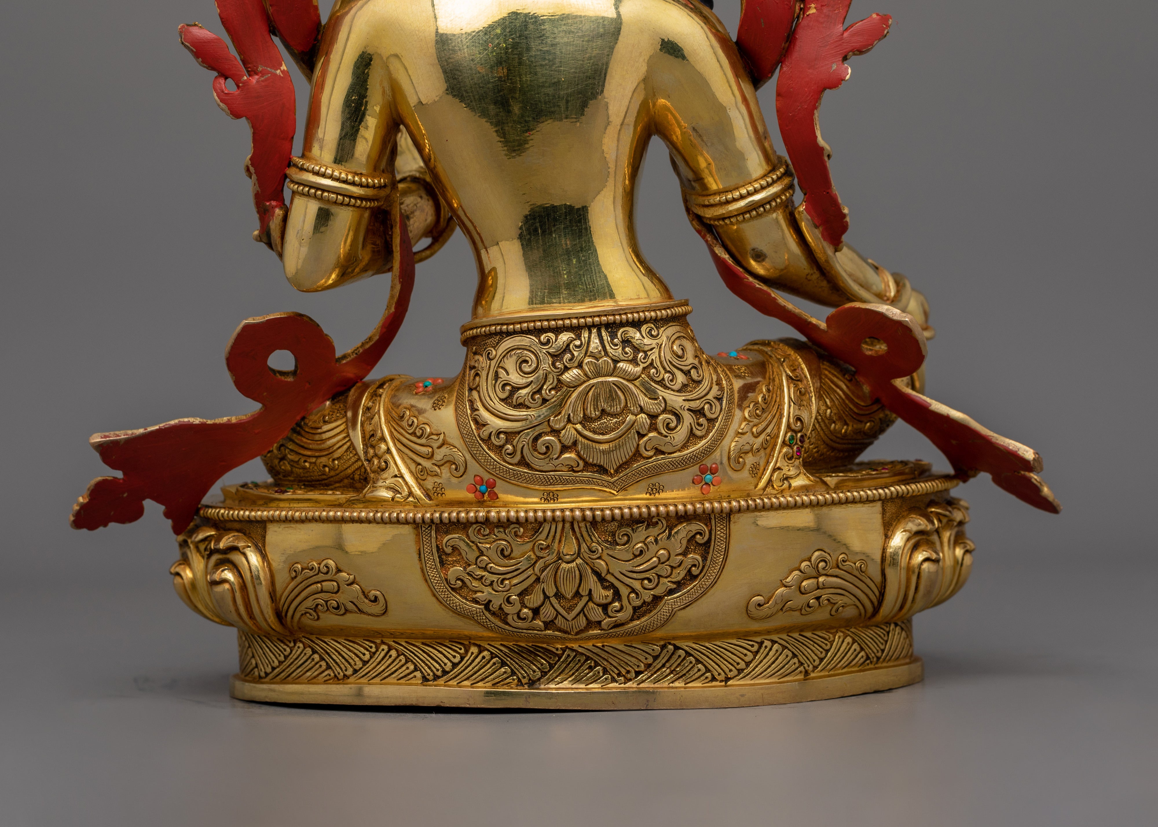 Goddess Green Tara Figurine | Deity of Protection and Healing