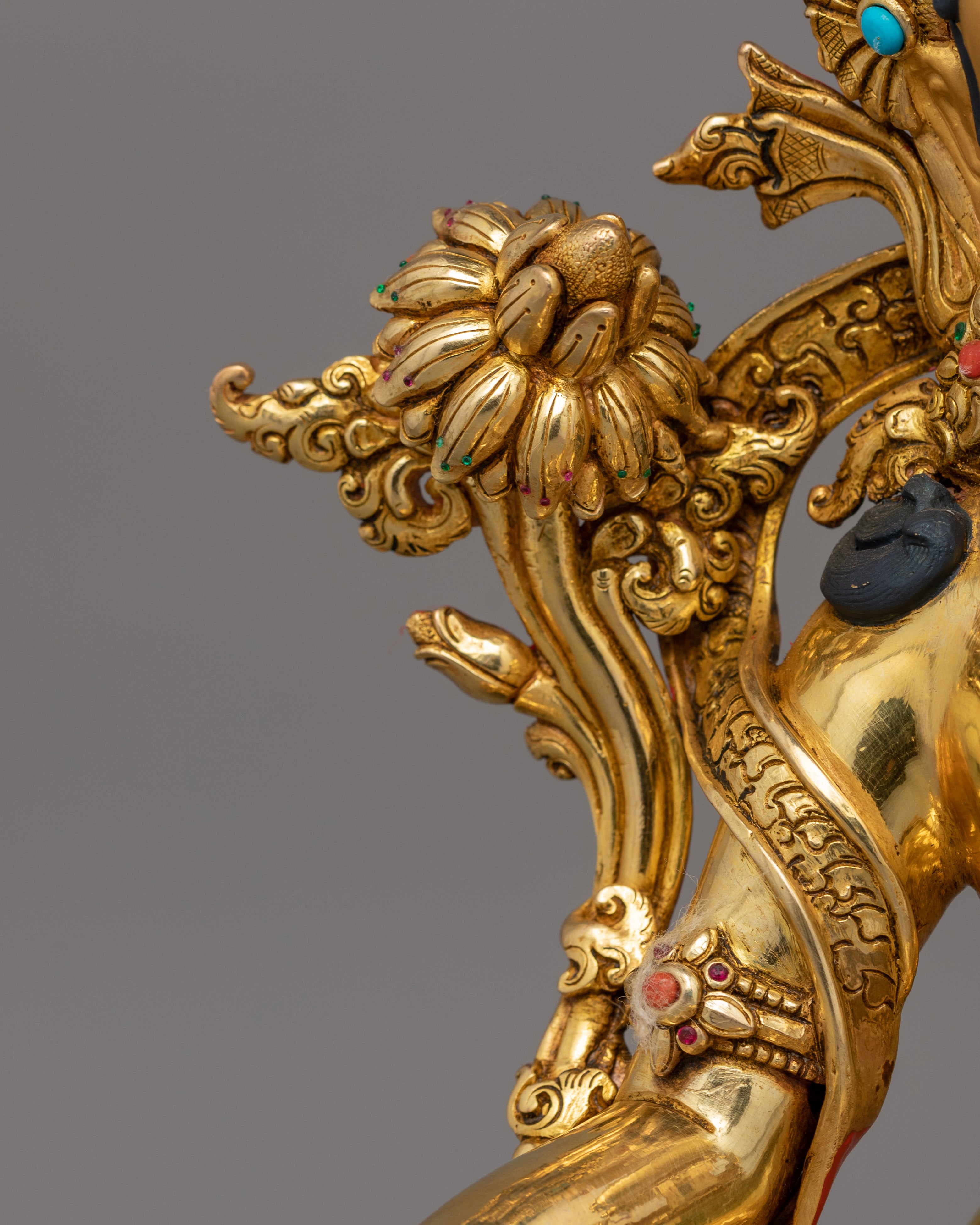 Goddess Green Tara Figurine | Deity of Protection and Healing