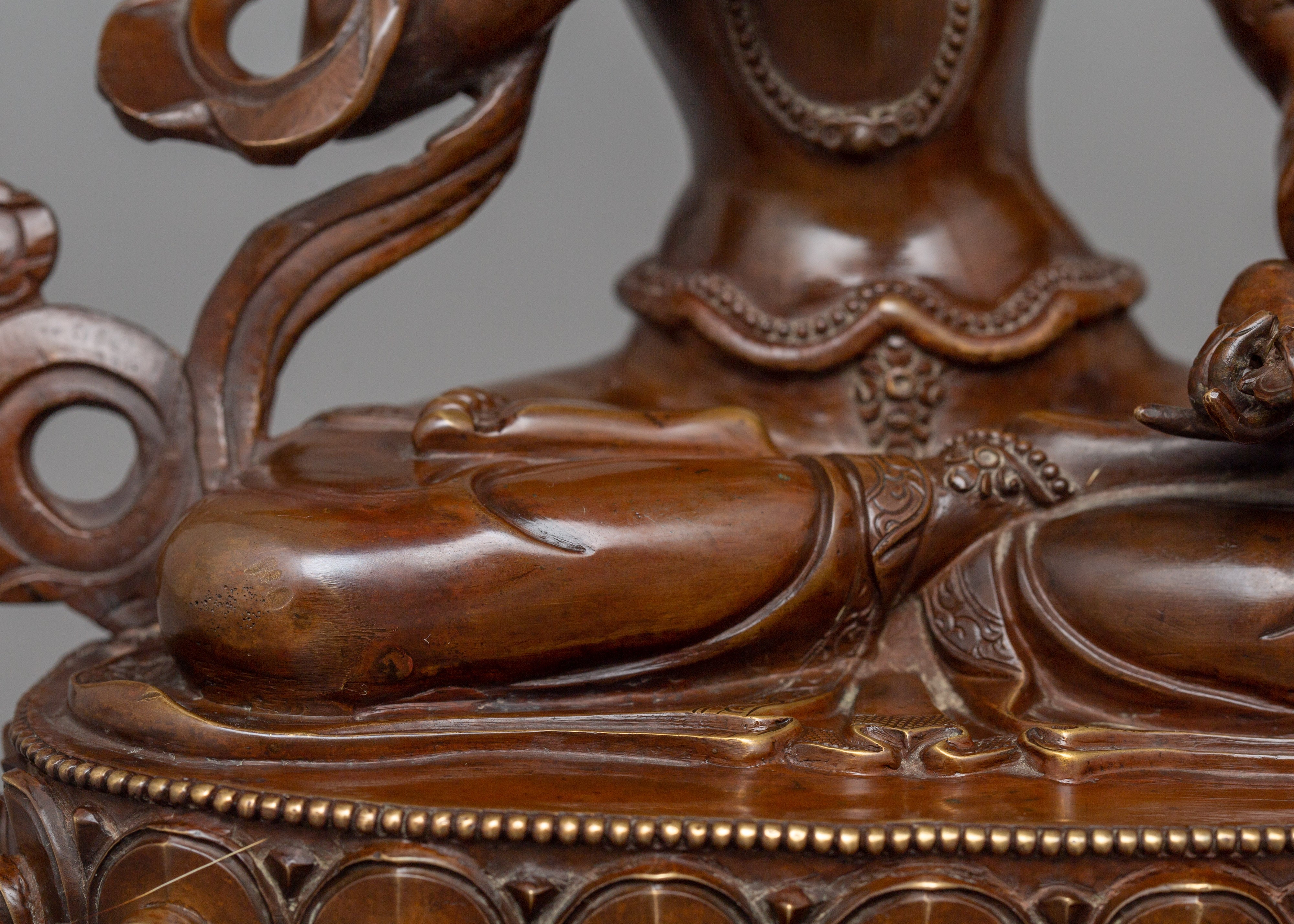 Hand Made Oxidized Vajrasattva | The Deity With Vajra and Bell