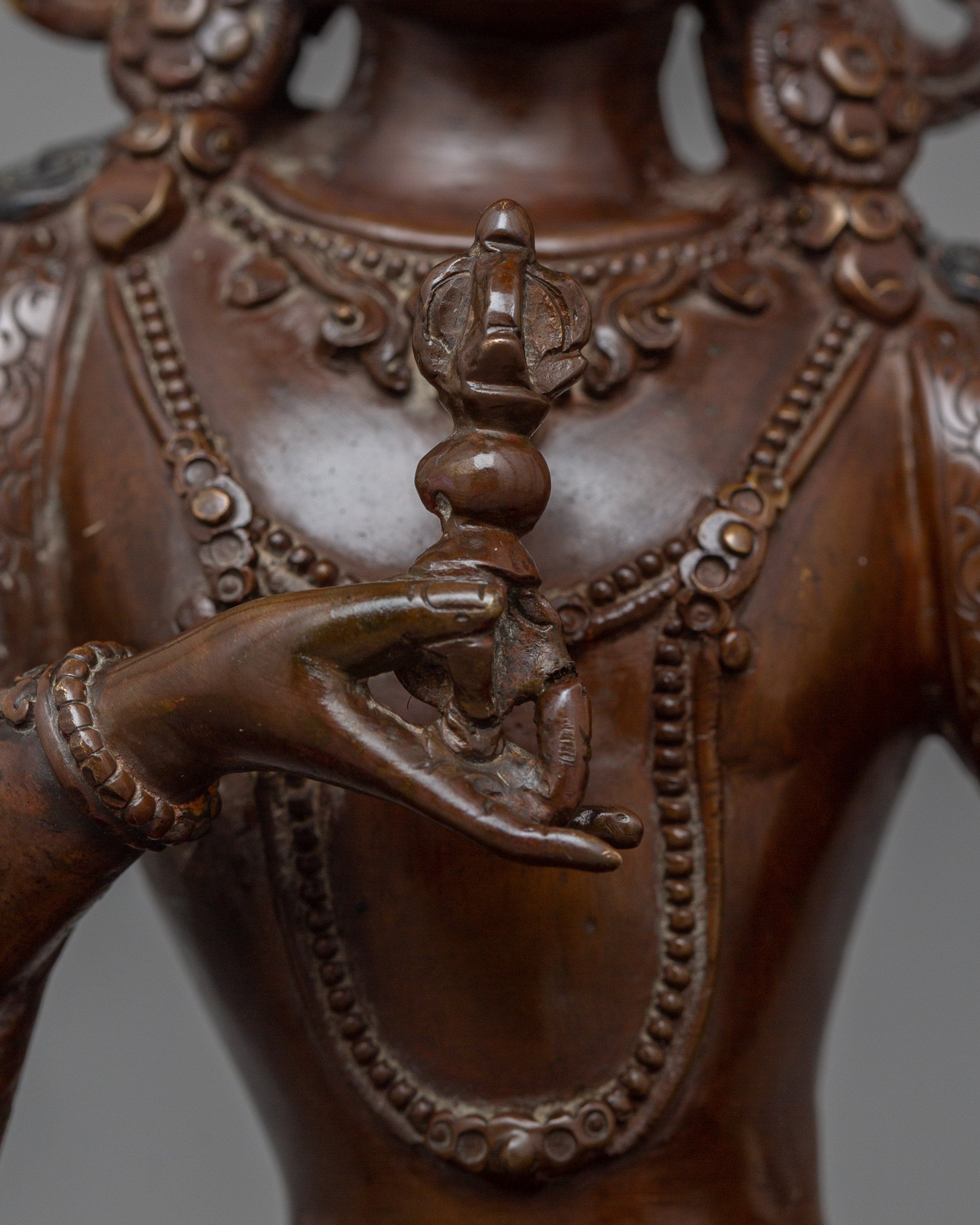 Hand Made Oxidized Vajrasattva | The Deity With Vajra and Bell