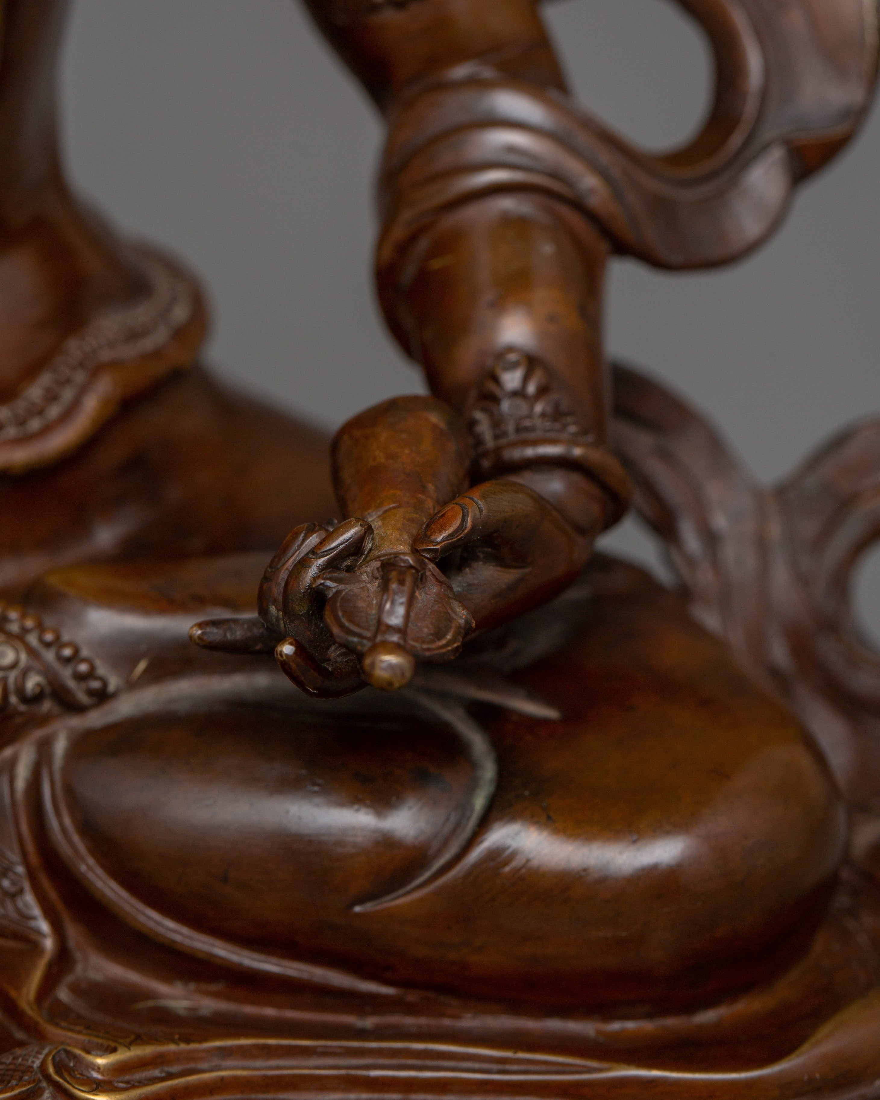 Hand Made Oxidized Vajrasattva | The Deity With Vajra and Bell