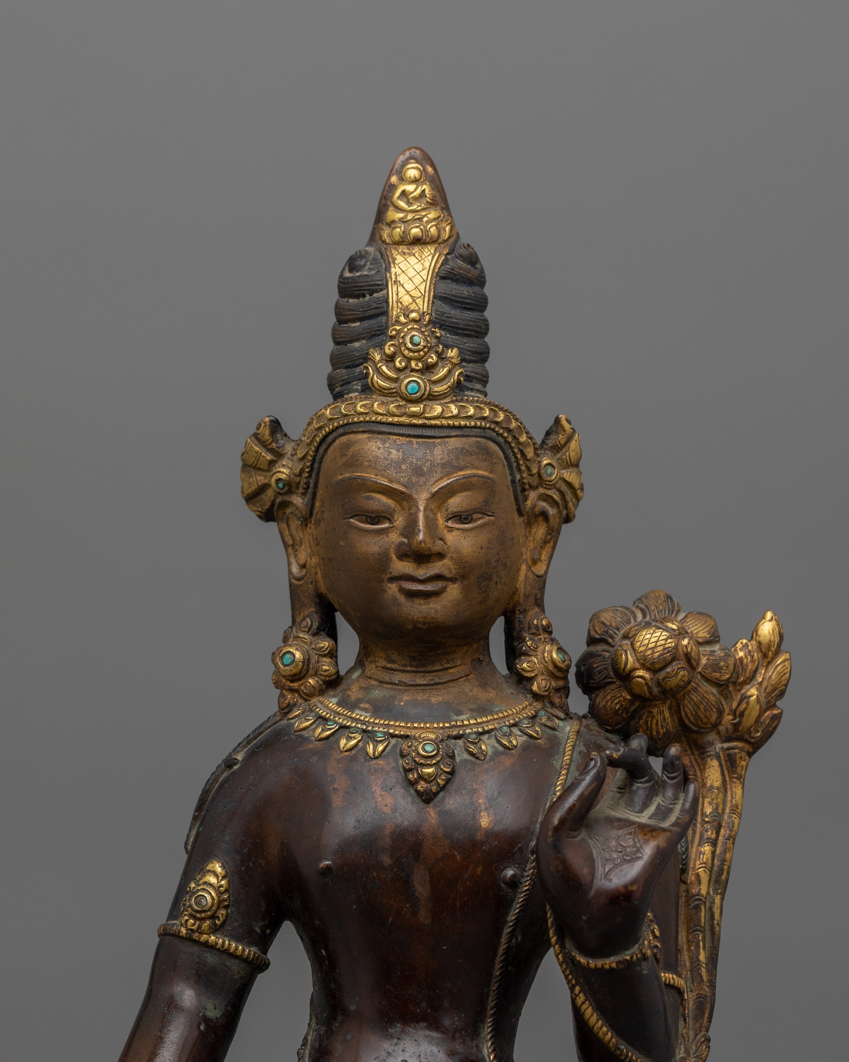 Standing Lokeshwor Bodhisattva Deity | A sacred Buddhist deity
