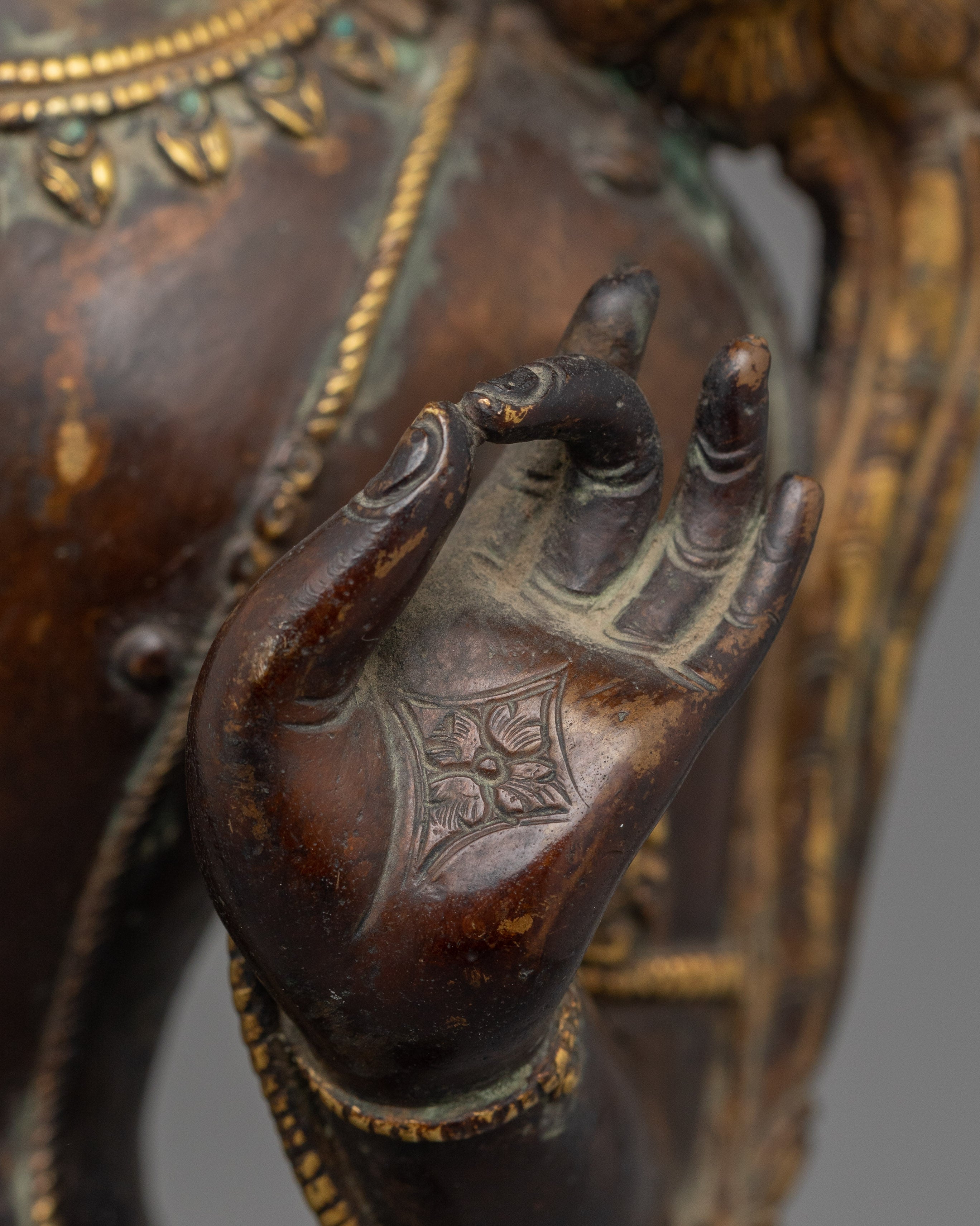 Standing Lokeshwor Bodhisattva Deity | A sacred Buddhist deity