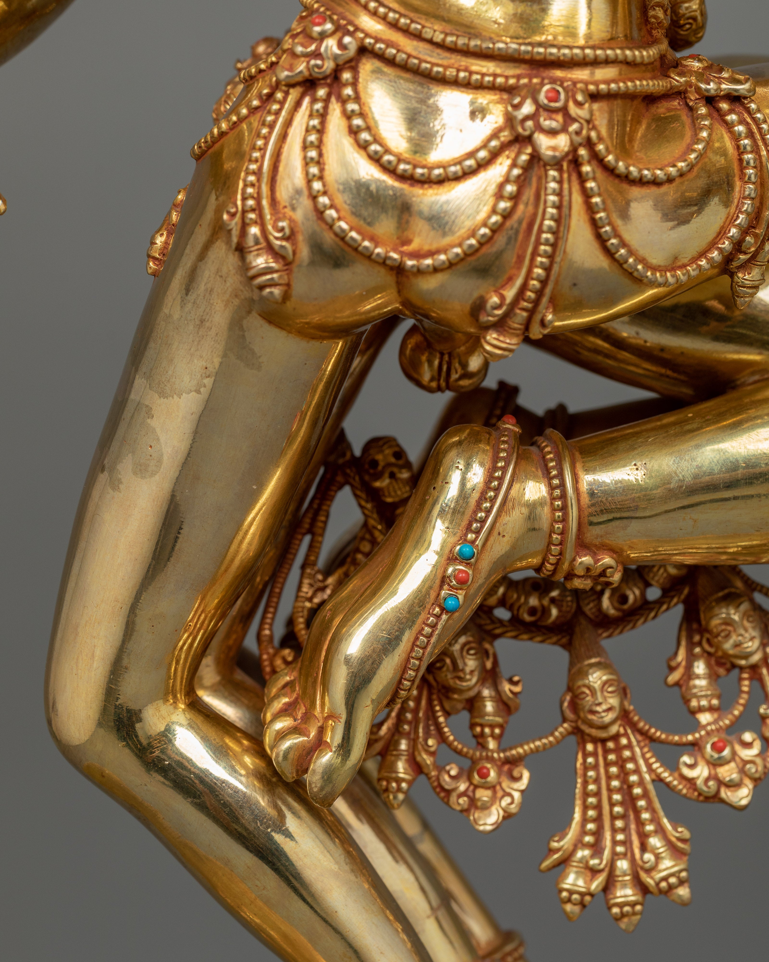 Tibetan Yidam Deity Hevajra Statue | Union of Supreme Wisdom and Compassion