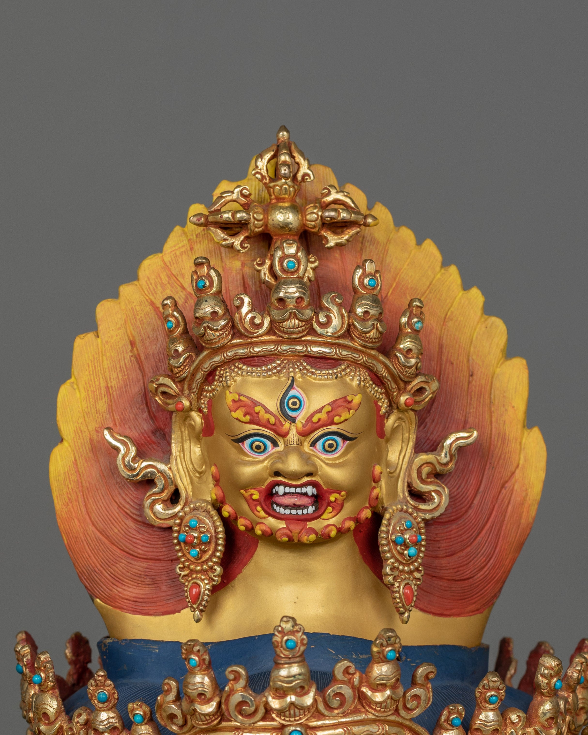 Tibetan Yidam Deity Hevajra Statue | Union of Supreme Wisdom and Compassion