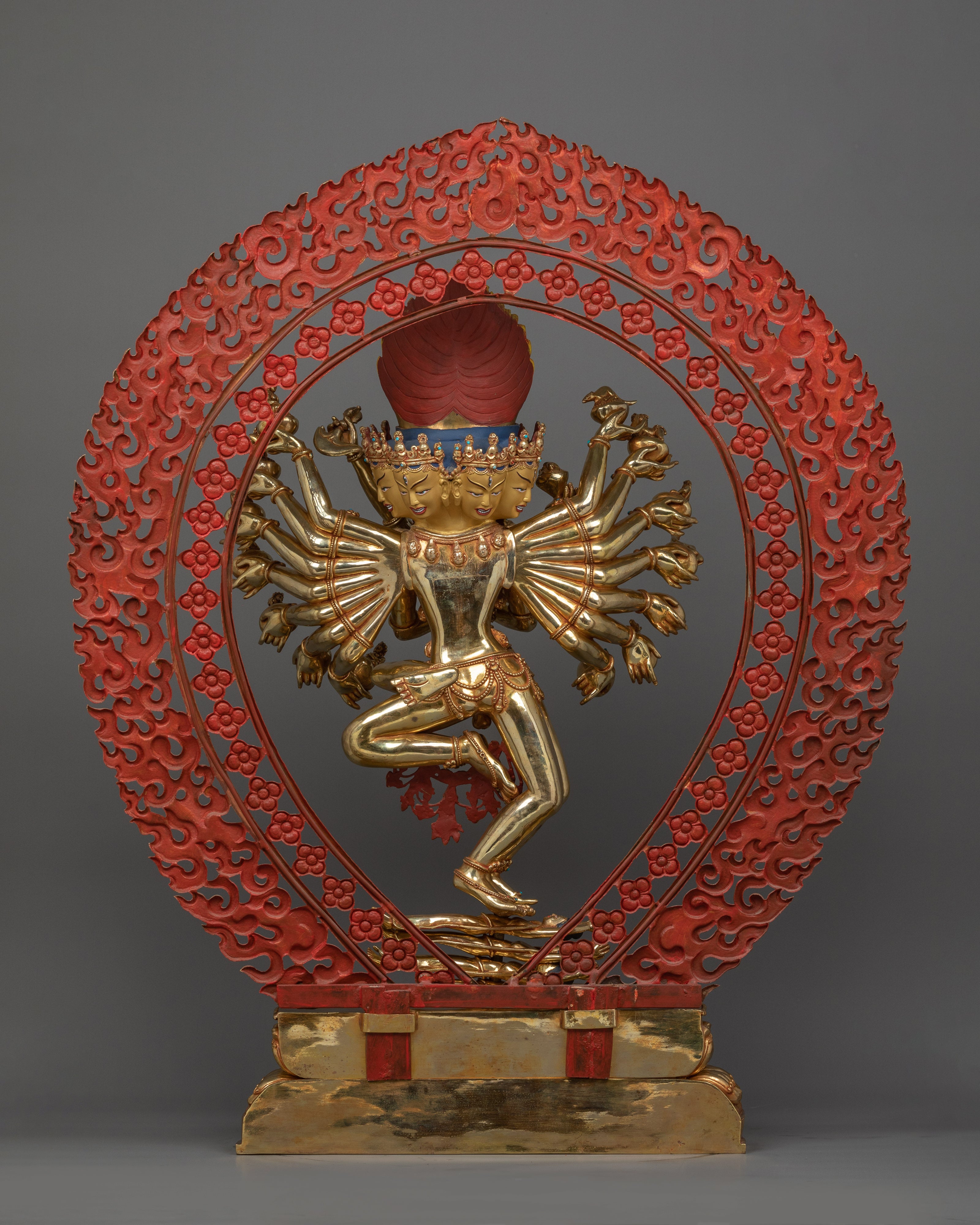 Tibetan Yidam Deity Hevajra Statue | Union of Supreme Wisdom and Compassion