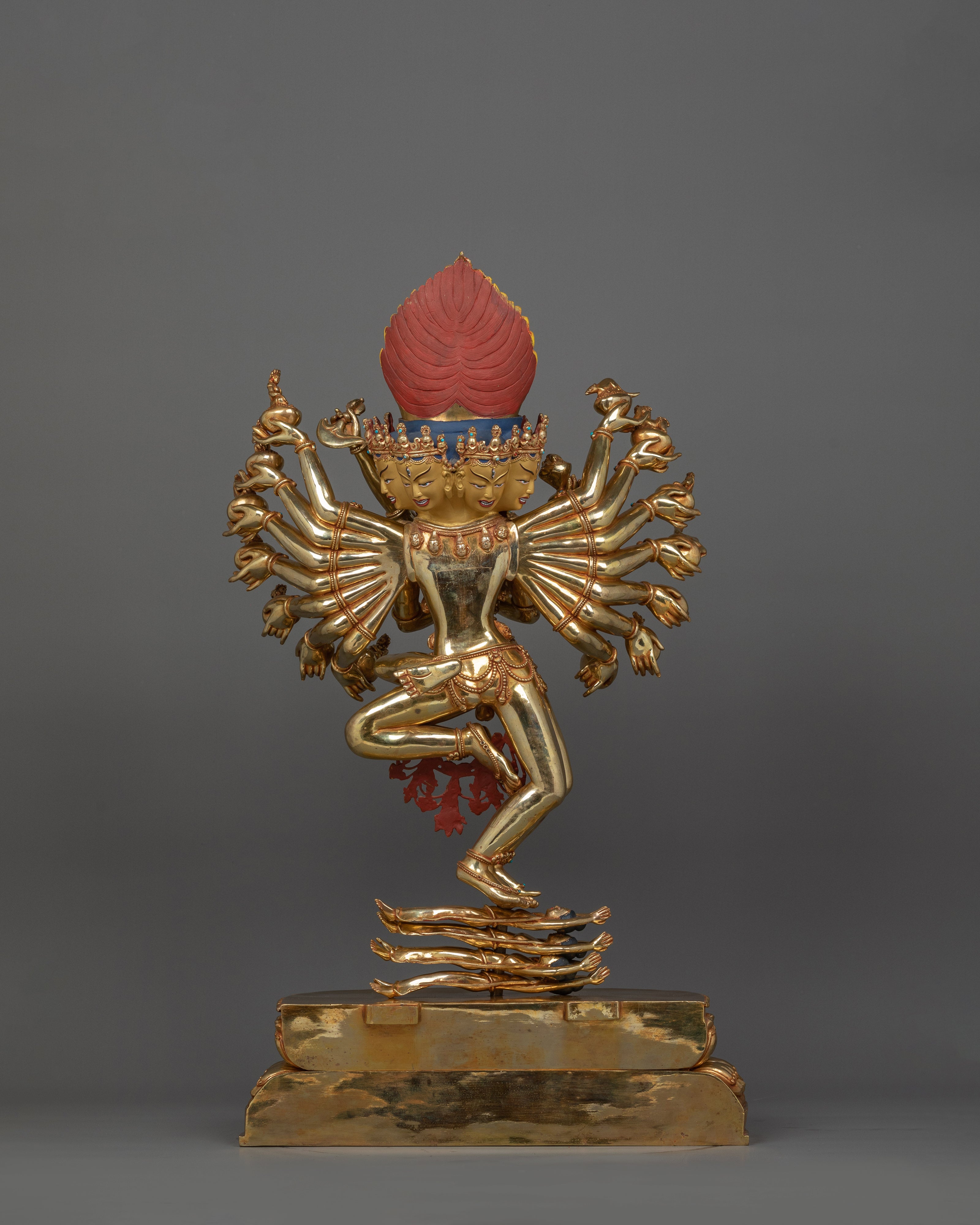 Tibetan Yidam Deity Hevajra Statue | Union of Supreme Wisdom and Compassion