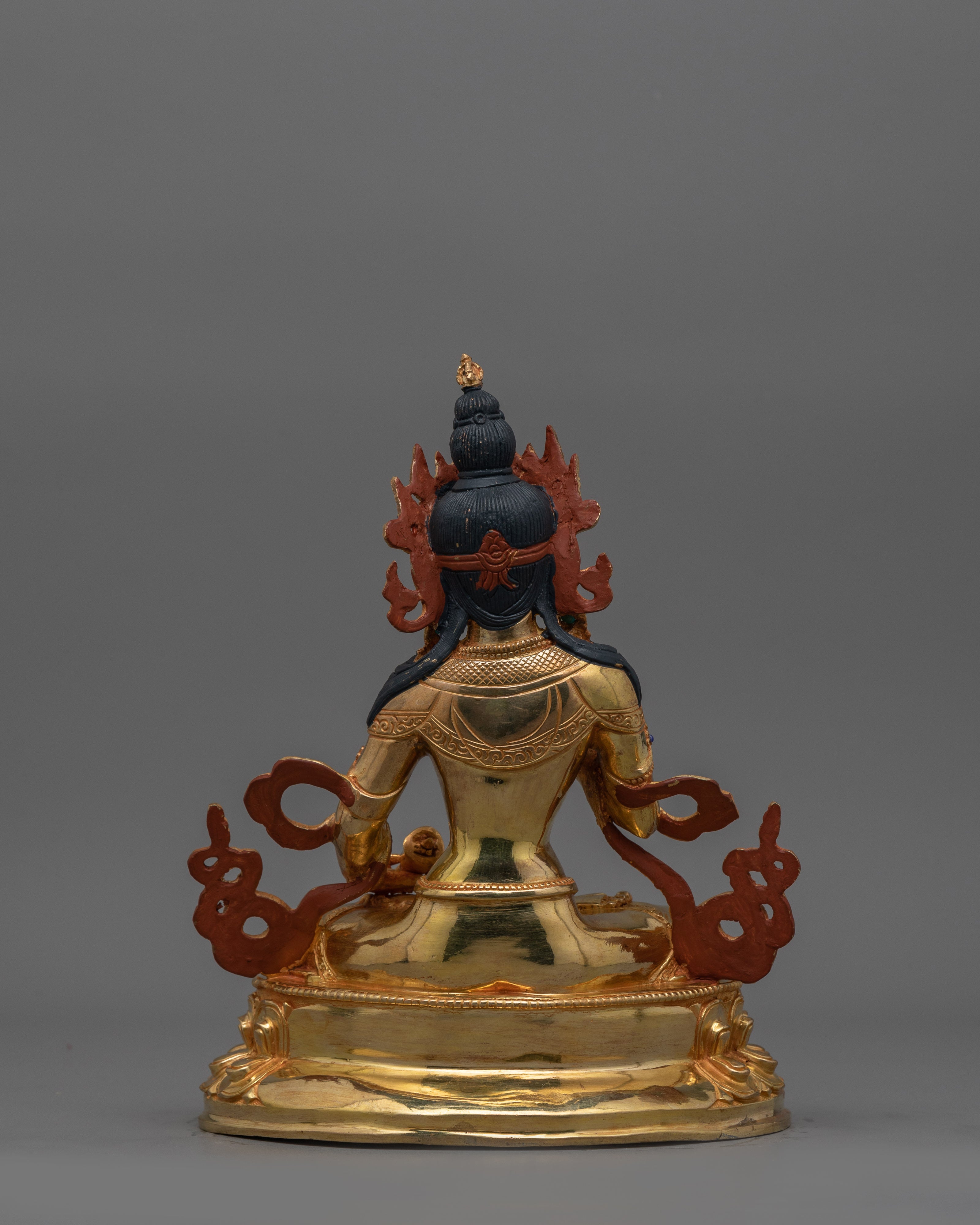 Tibetan Vajrasattva Copper Sculpture | Traditional Himalayan Art