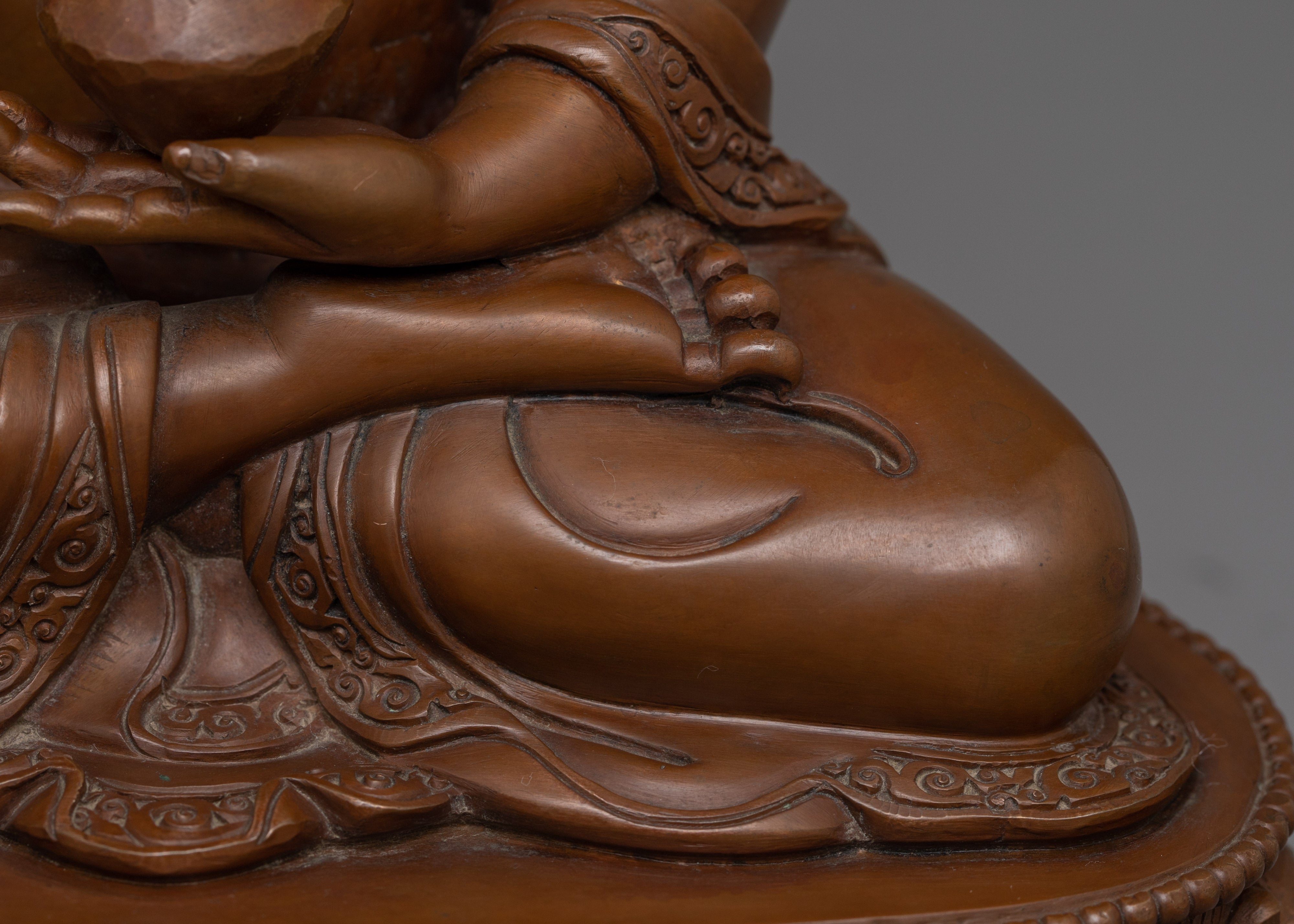 Handmade Figurine of Meditating Buddha Shakyamuni | The Path to Enlightenment