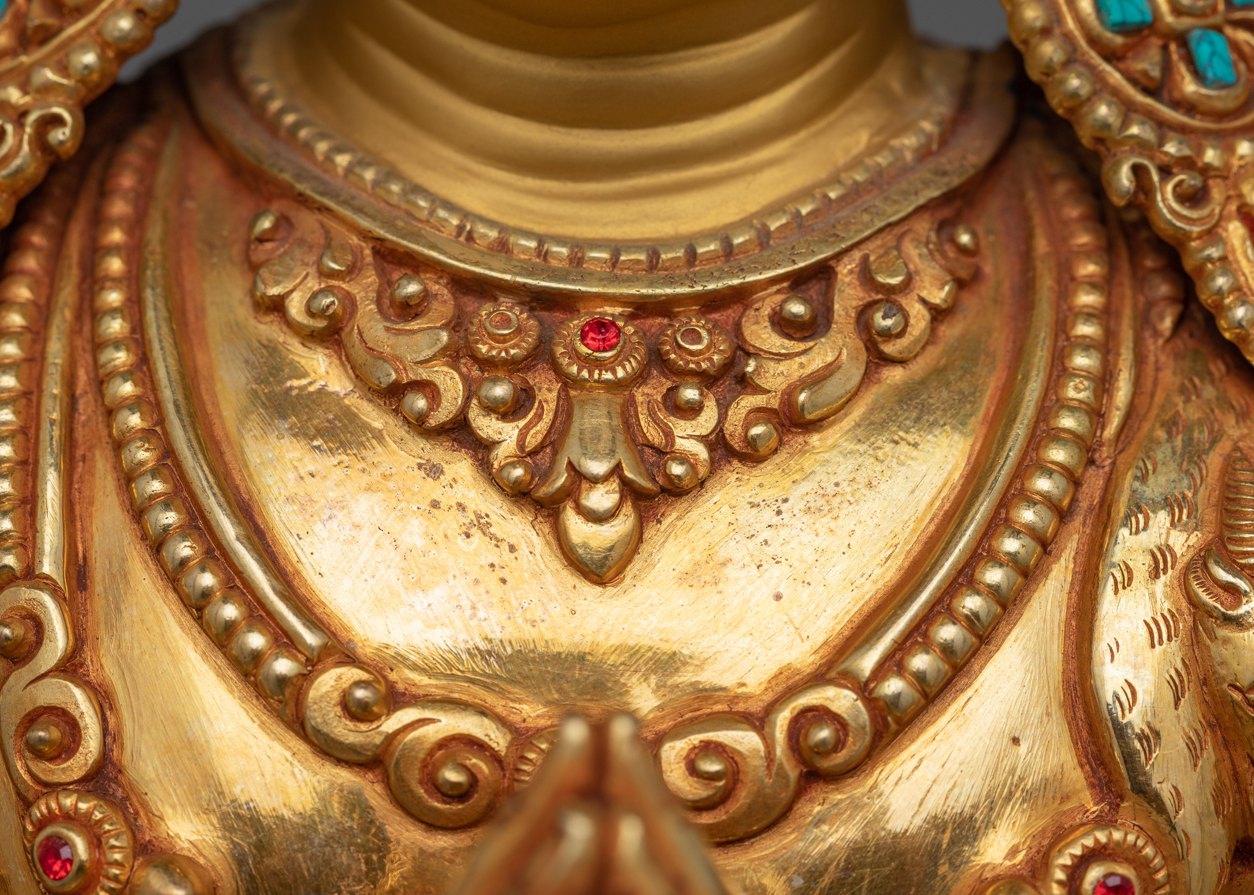 Chenrezig Infinite Compassionate Deity Figurine for Compassion and Serenity