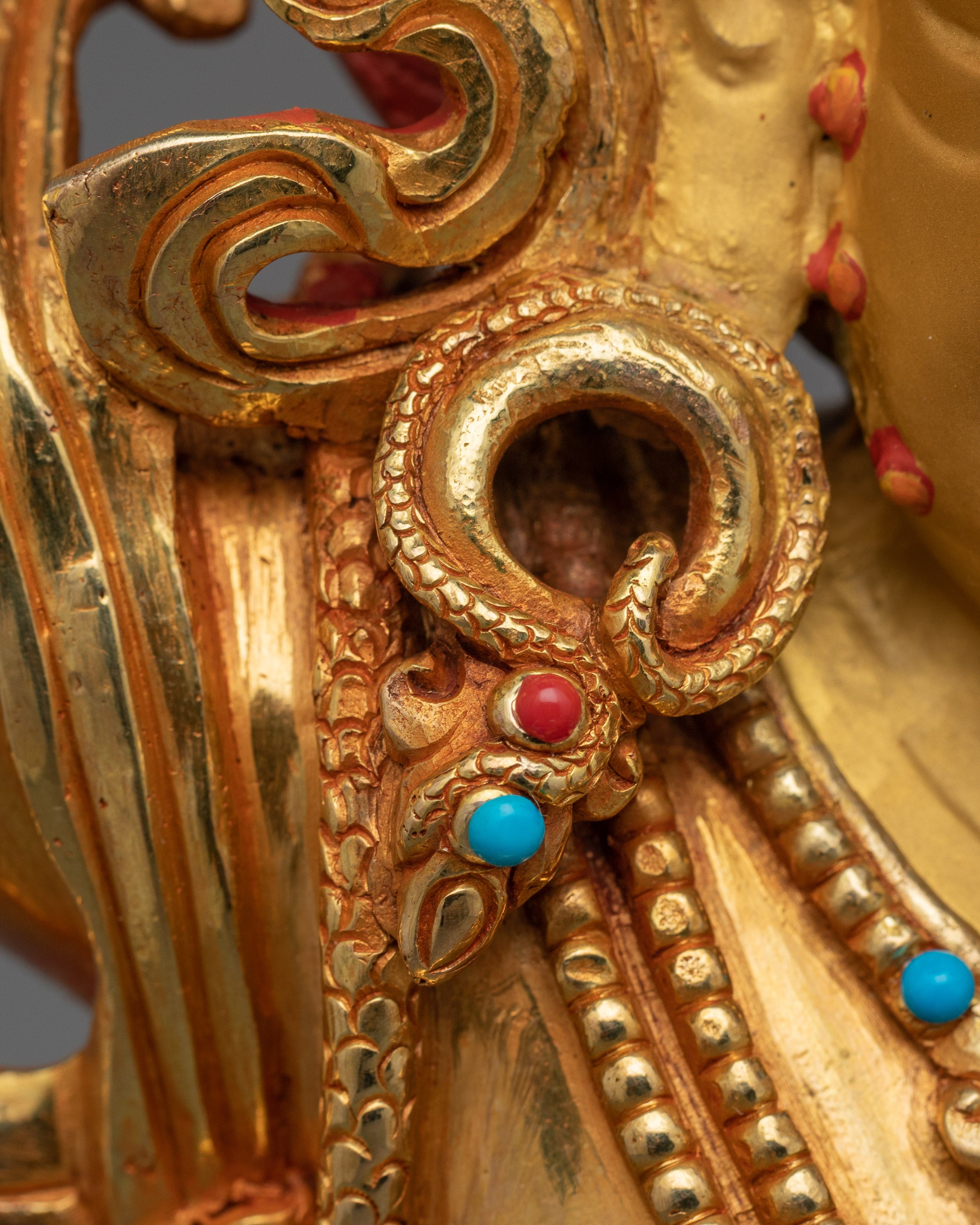 Buddhist Wrathful Deity Vajrapani Sculpture | Guardian of Dharma