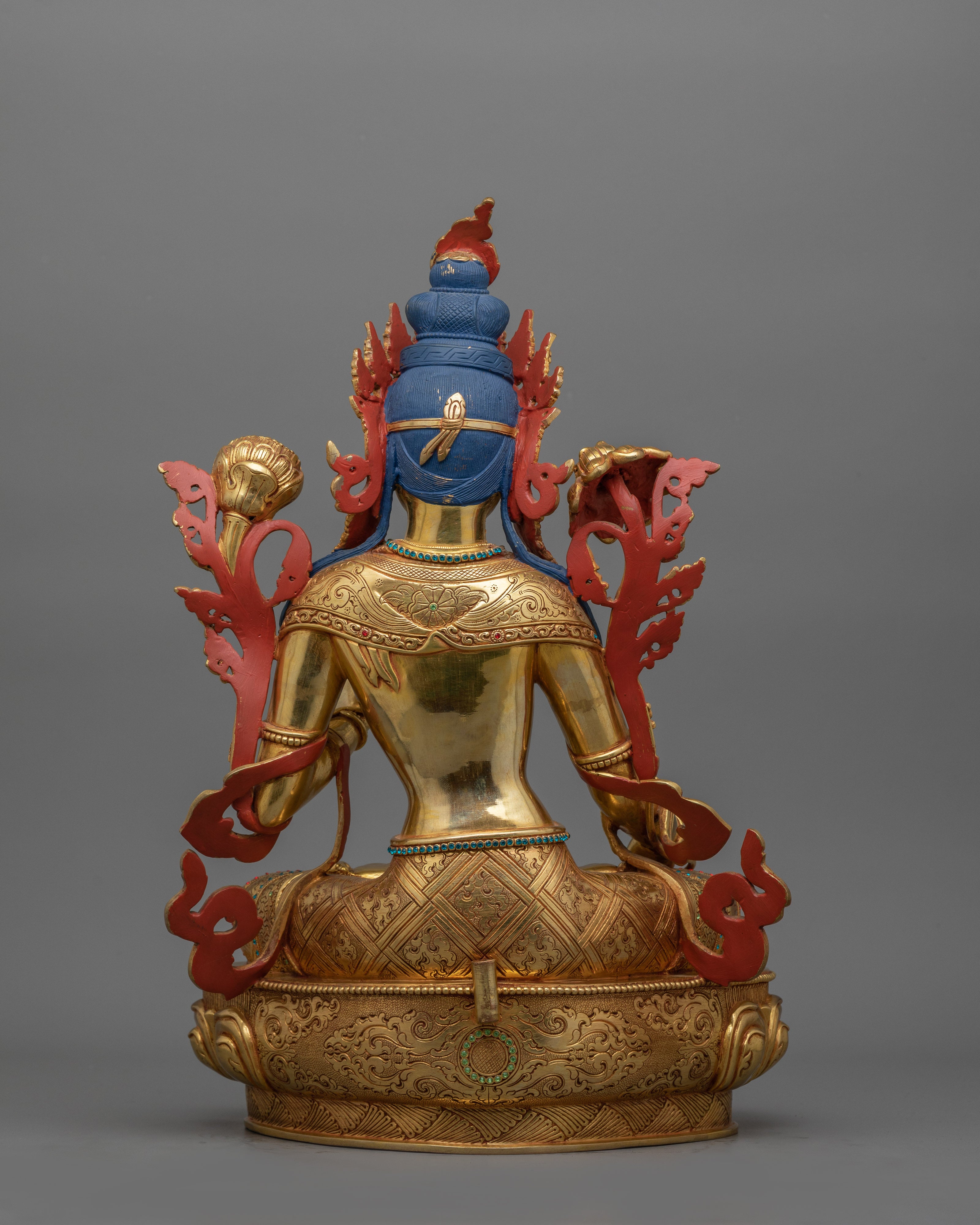 Female Buddhist Goddess White Tara Statue | Healing and Long Life Deity