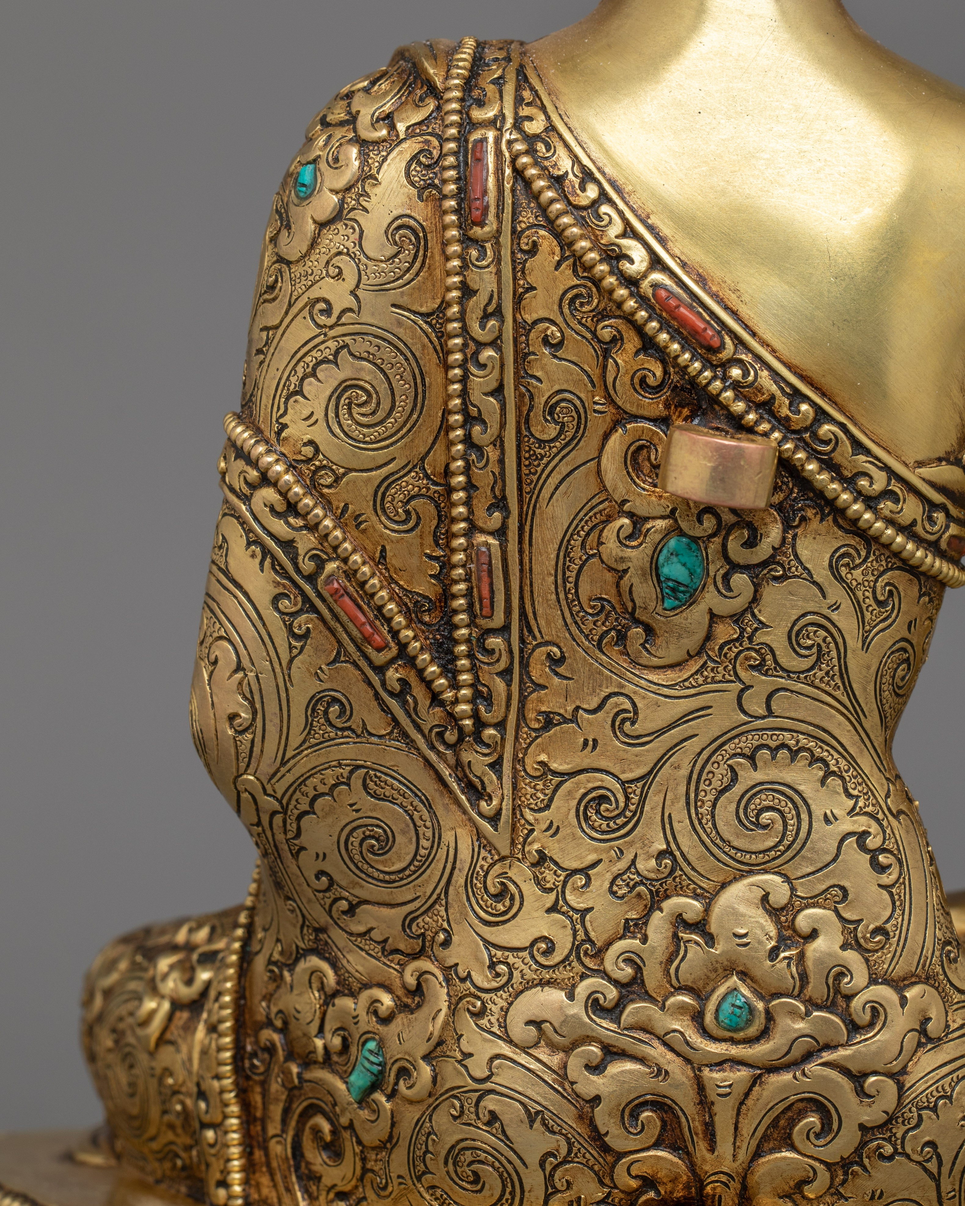 Himalayan Set of Three Buddhas Figurine – Three Meditating Buddha set