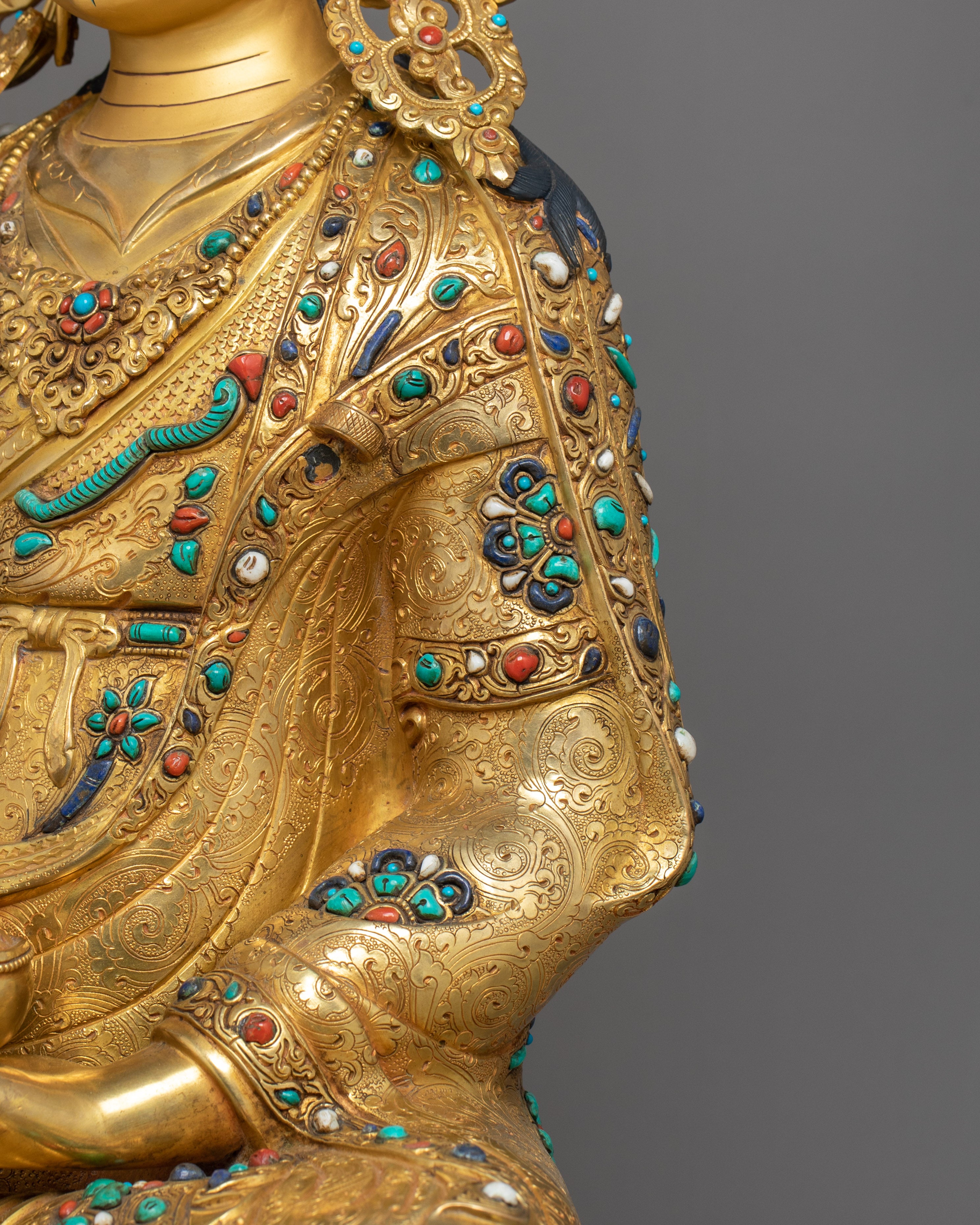 First Lotus Born Deity Guru Rinpoche Statue | Symbol of Spiritual Transformation