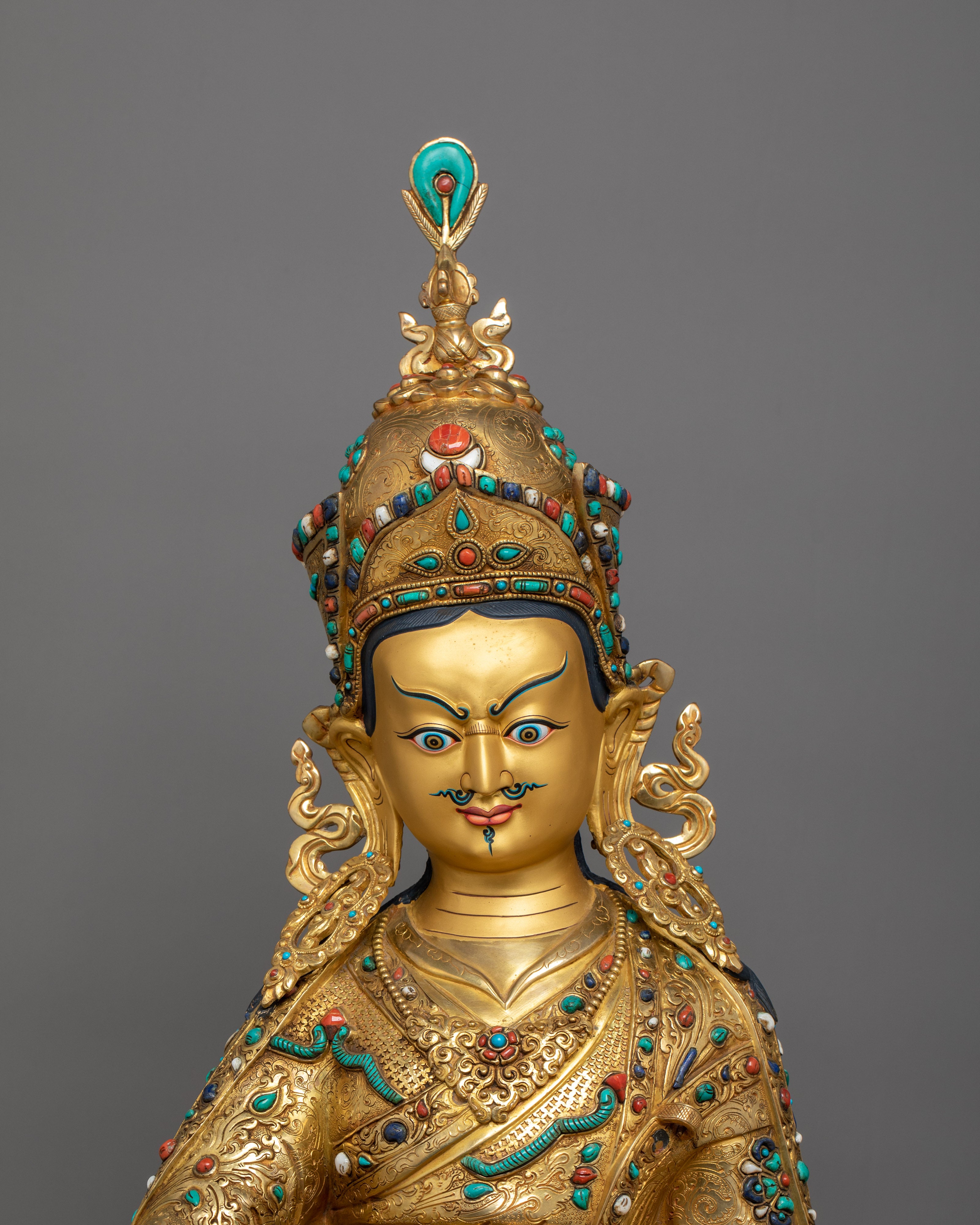 First Lotus Born Deity Guru Rinpoche Statue | Symbol of Spiritual Transformation