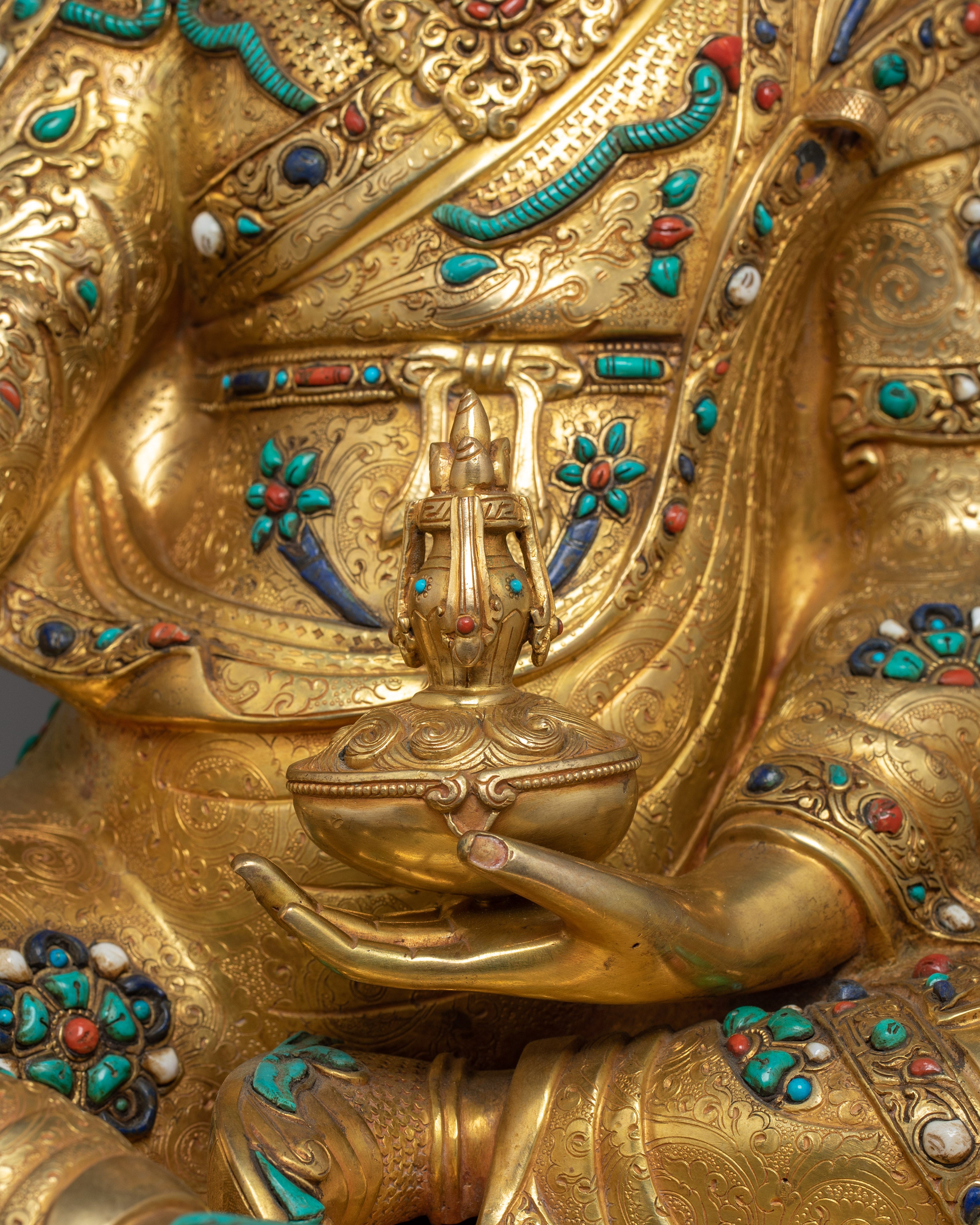 First Lotus Born Deity Guru Rinpoche Statue | Symbol of Spiritual Transformation