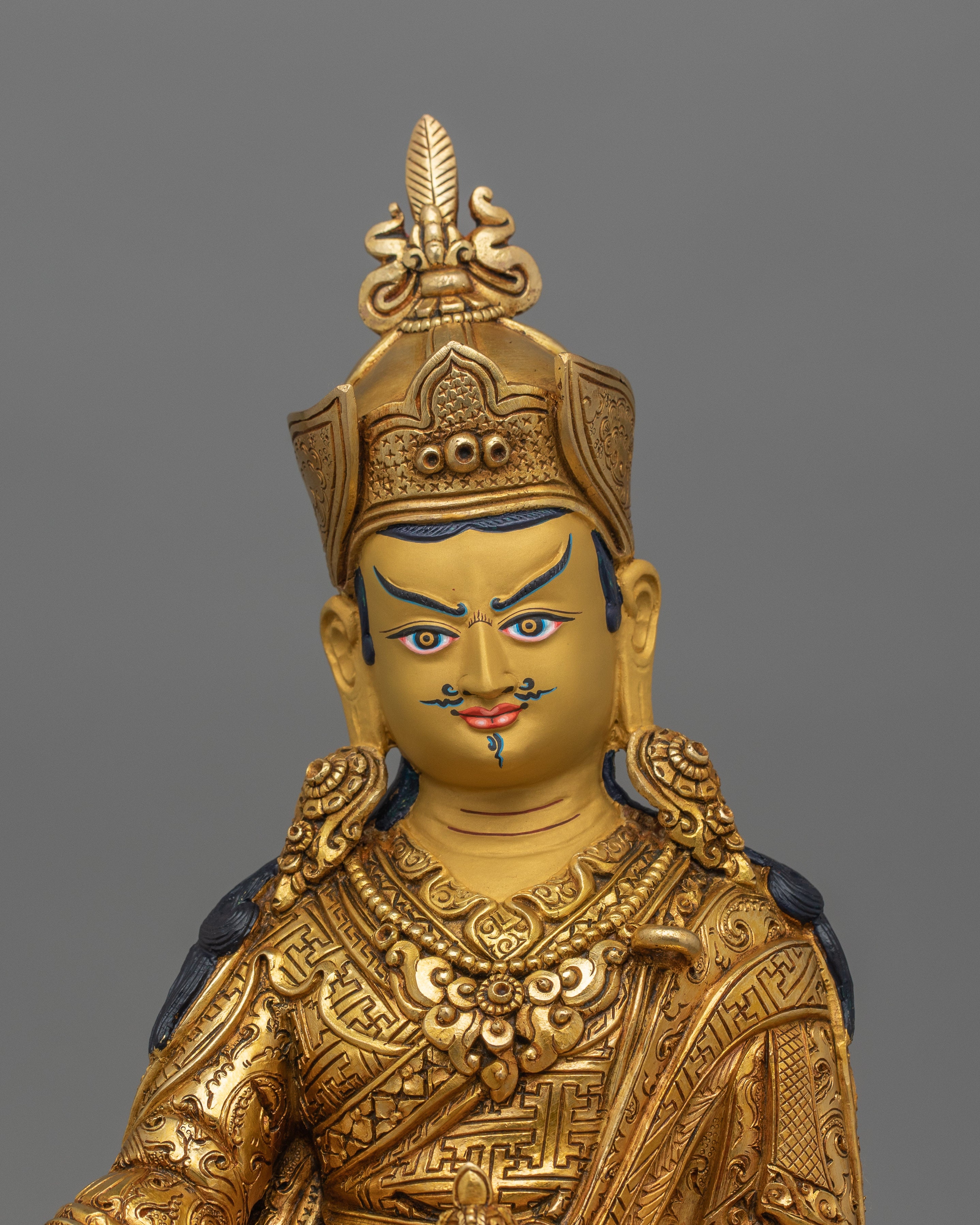 Tantric Master Figurine Guru Rinpoche | Lotus Born Buddha