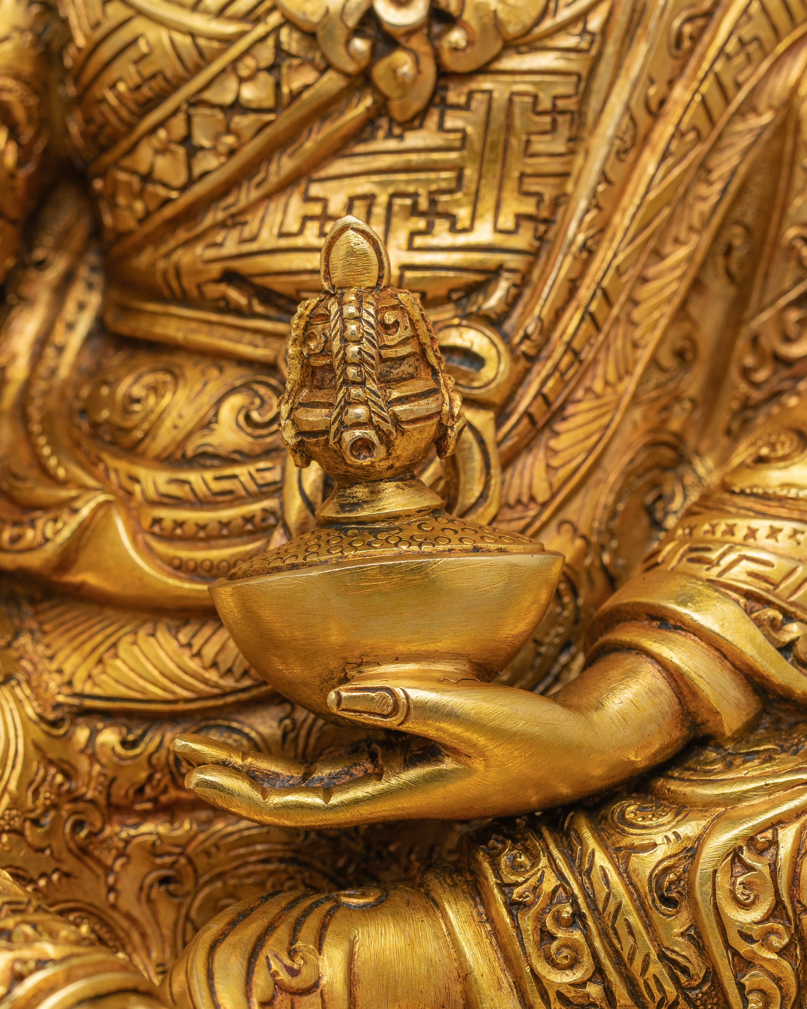 Tantric Master Figurine Guru Rinpoche | Lotus Born Buddha