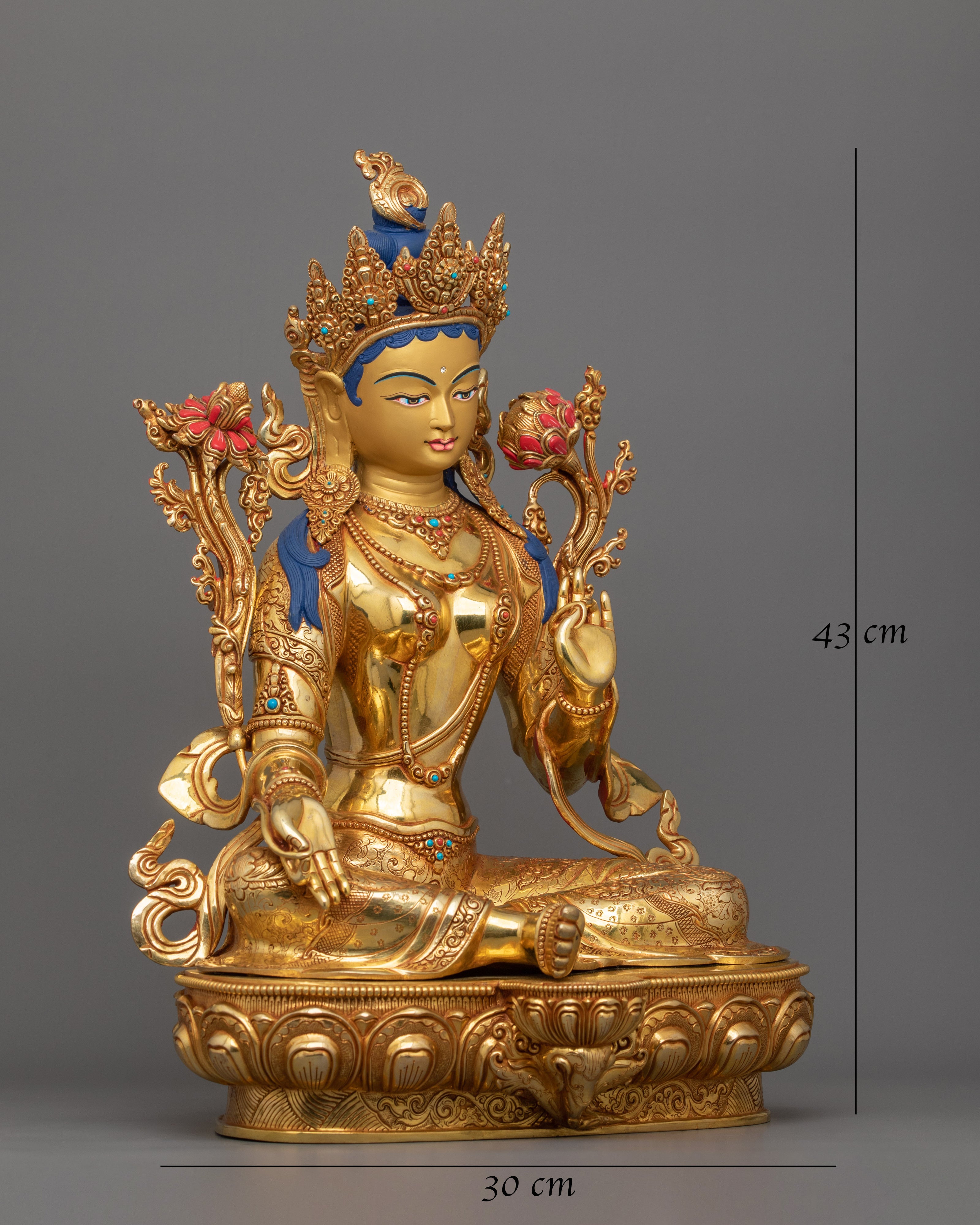 Statue of Syamatara Goddess