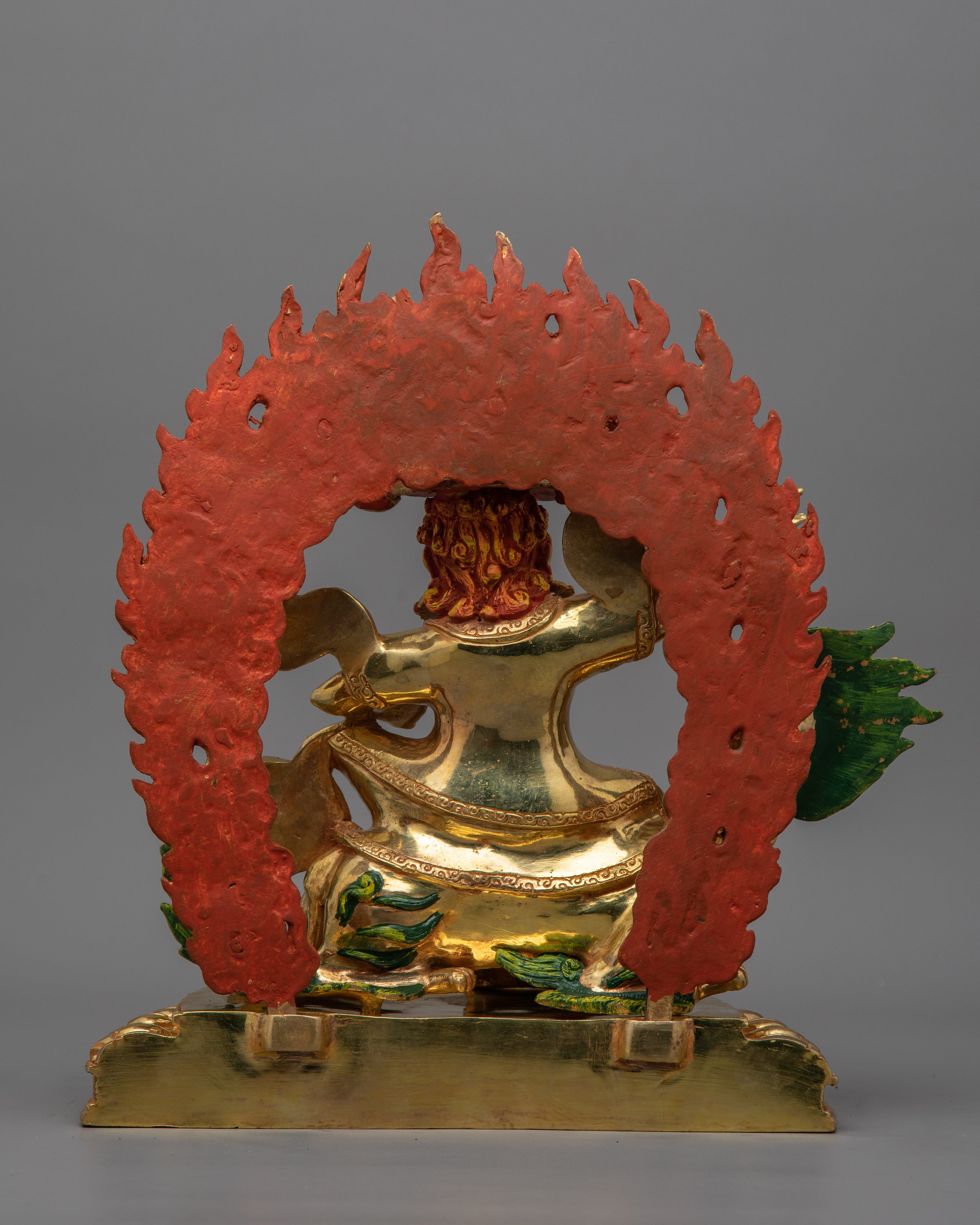 Handcrafted Buddhist Dorje Lekpa Statue | Wrathful Protector of the Dharma