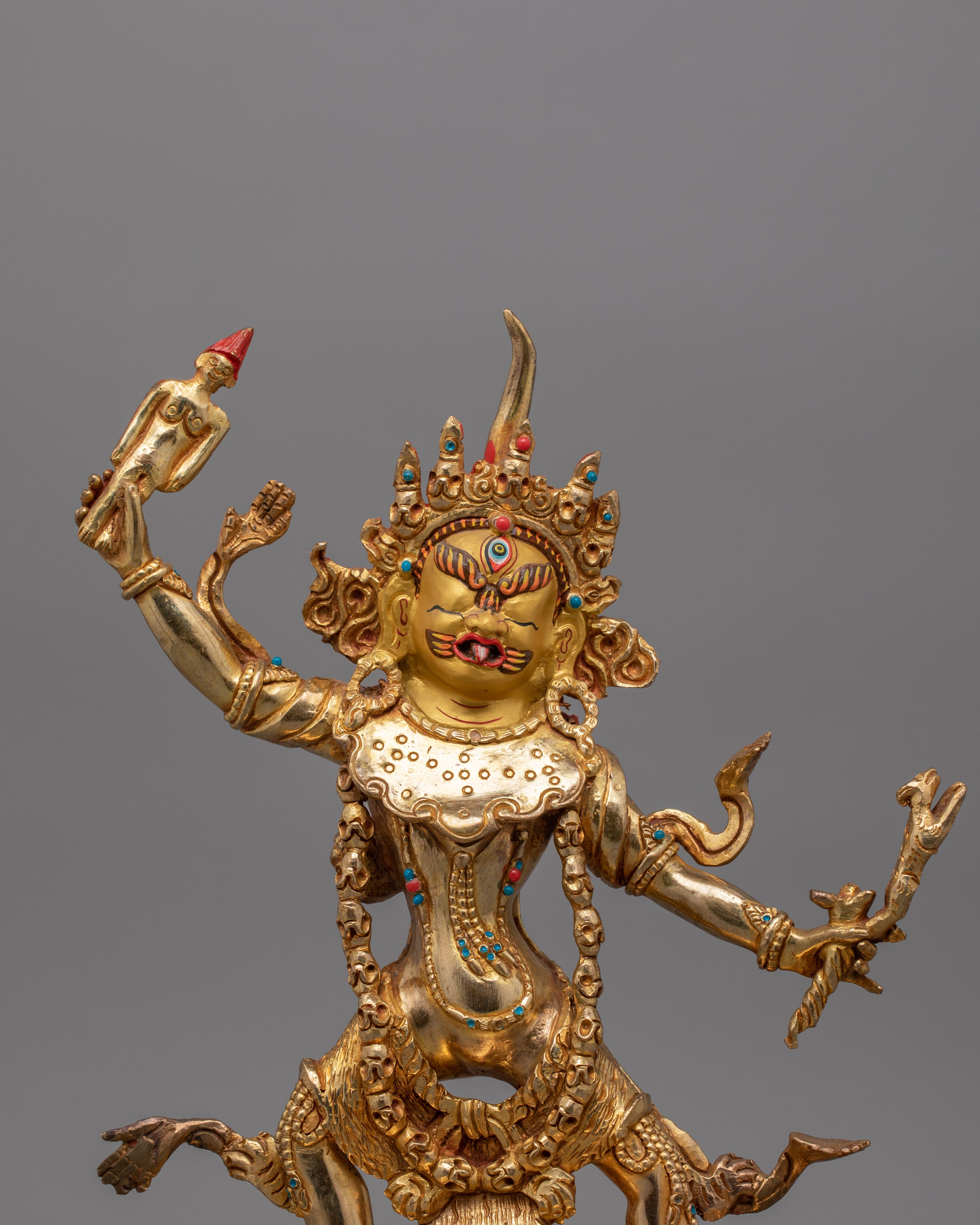 Buddhist Ekajati Goddess Figurine | The Fierce Protector Deity