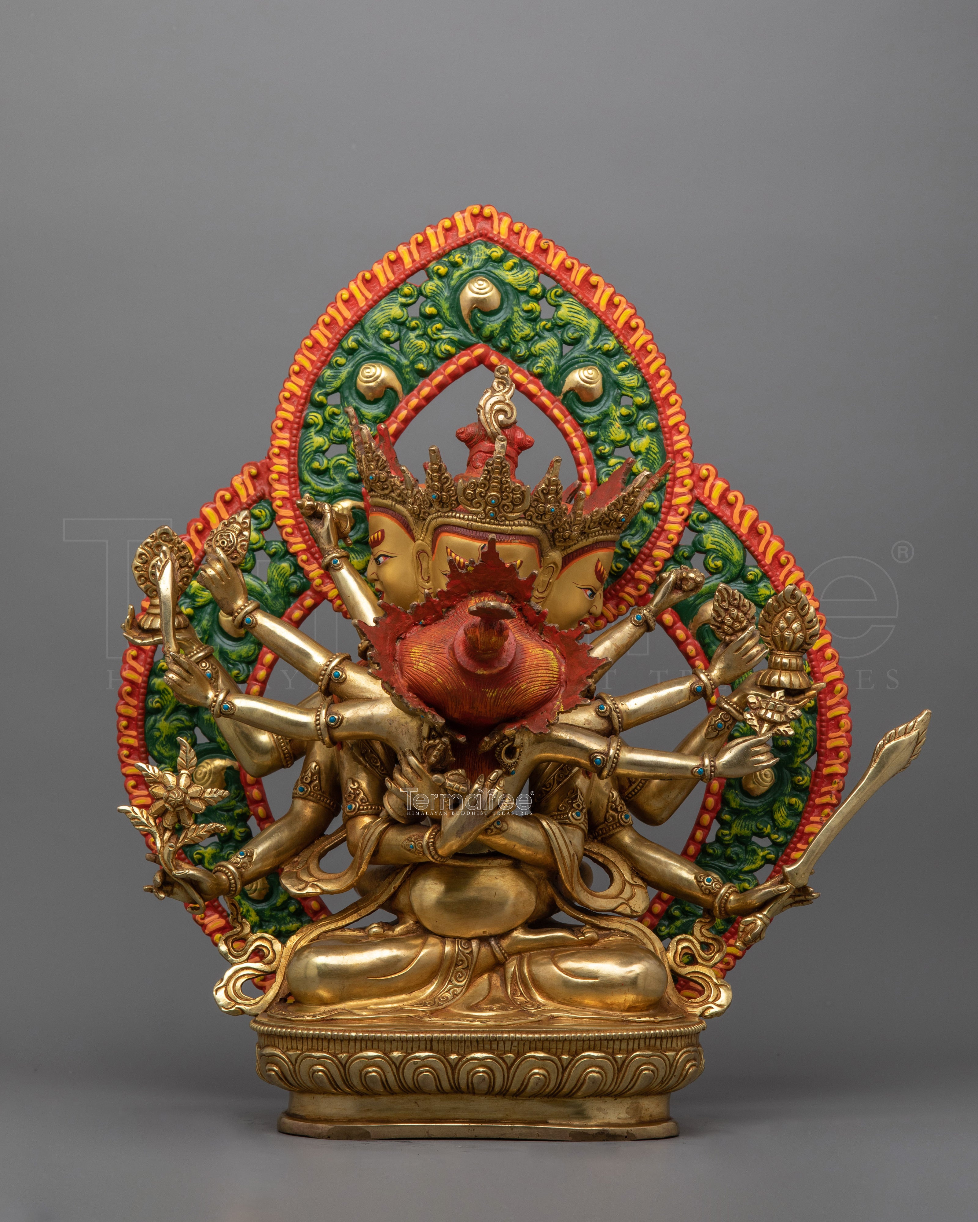 Guhyasamaja 15.2 Inch Statue | Handcrafted Buddhist Statue for Meditation