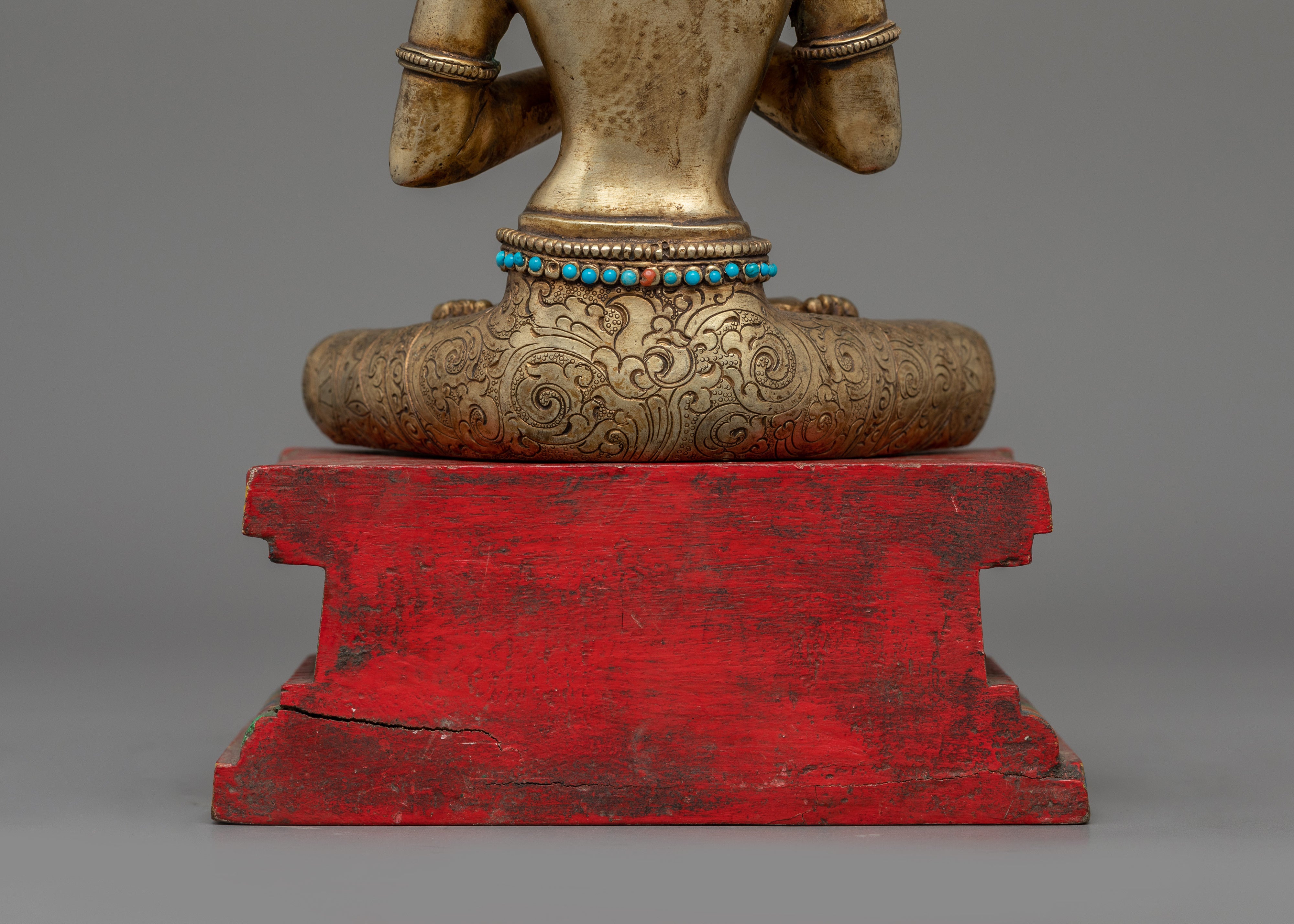 Traditional Figurine of Seated Bodhisattva - A Journey Toward Buddhahood