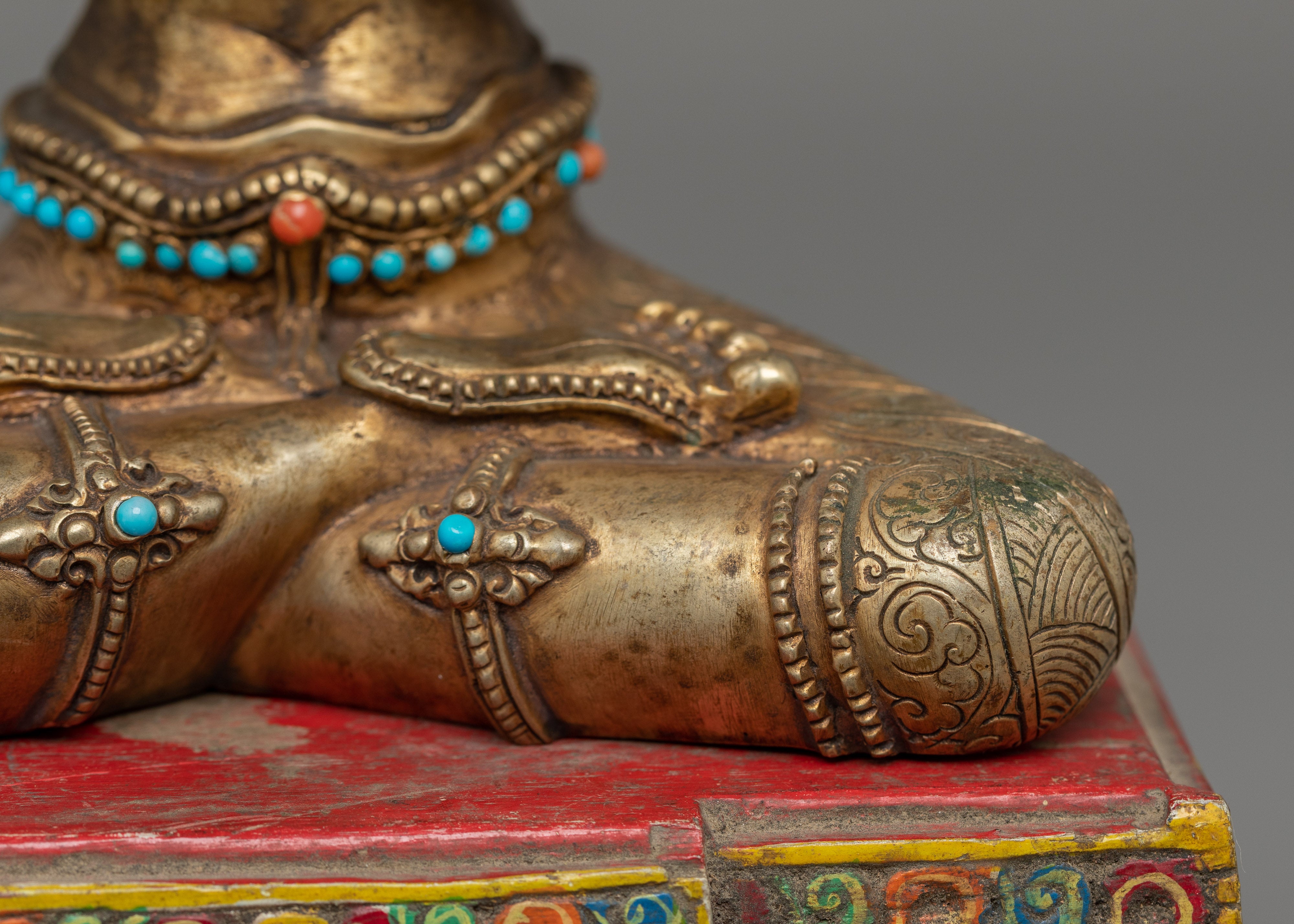 Traditional Figurine of Seated Bodhisattva - A Journey Toward Buddhahood