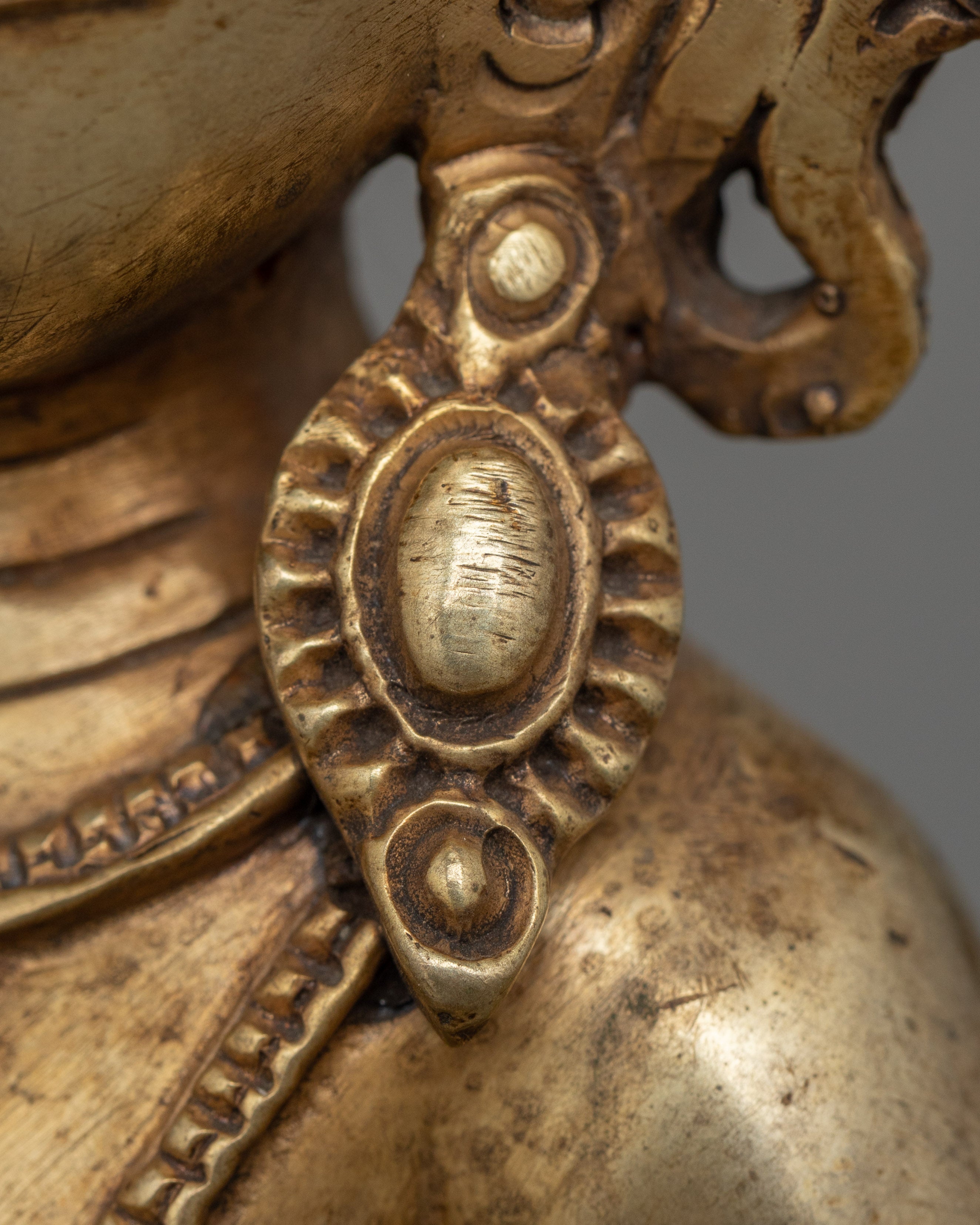 Traditional Figurine of Seated Bodhisattva - A Journey Toward Buddhahood