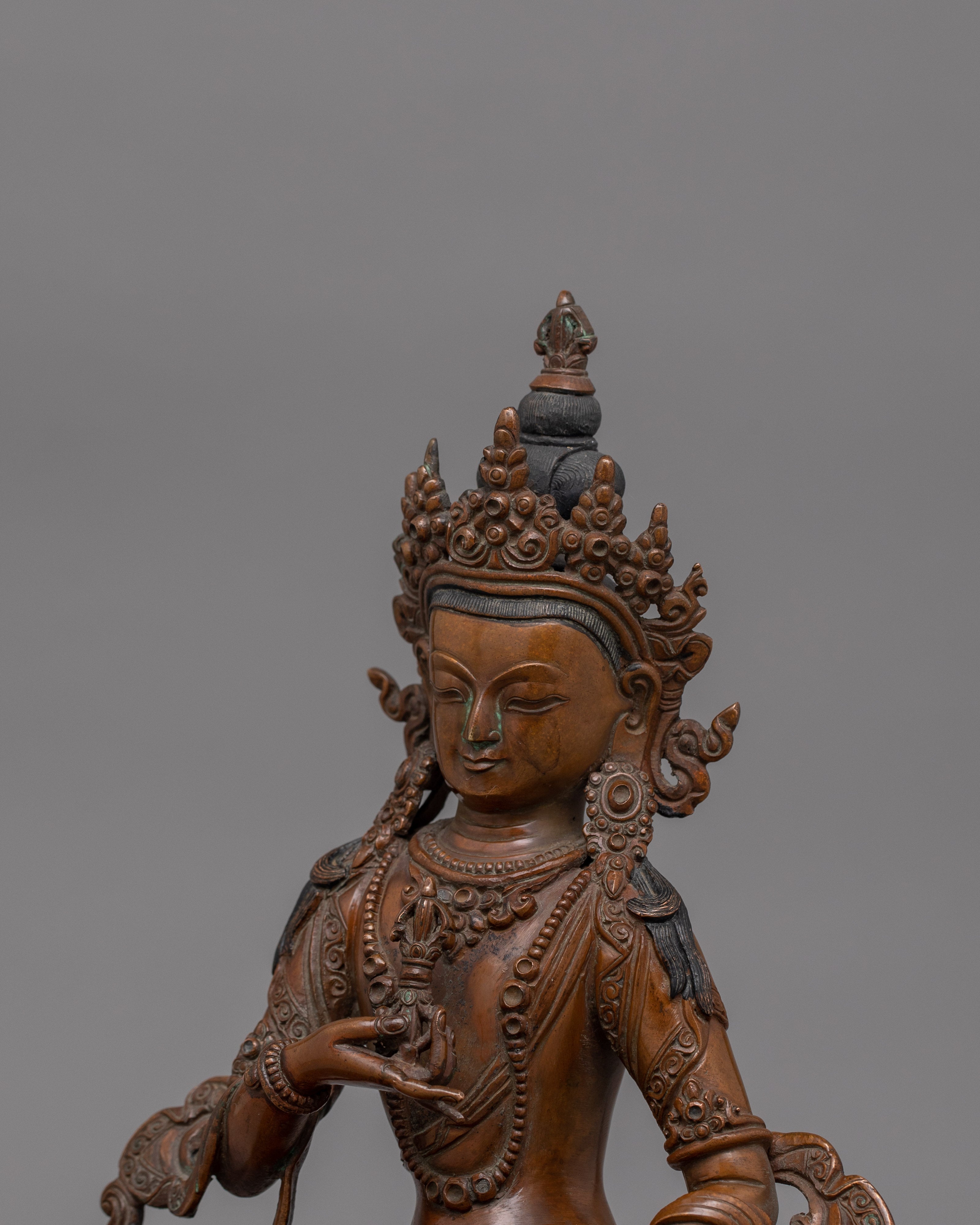 Tibetan Dorje Sempa Deity Sculpture | Buddhist Deity of Purification
