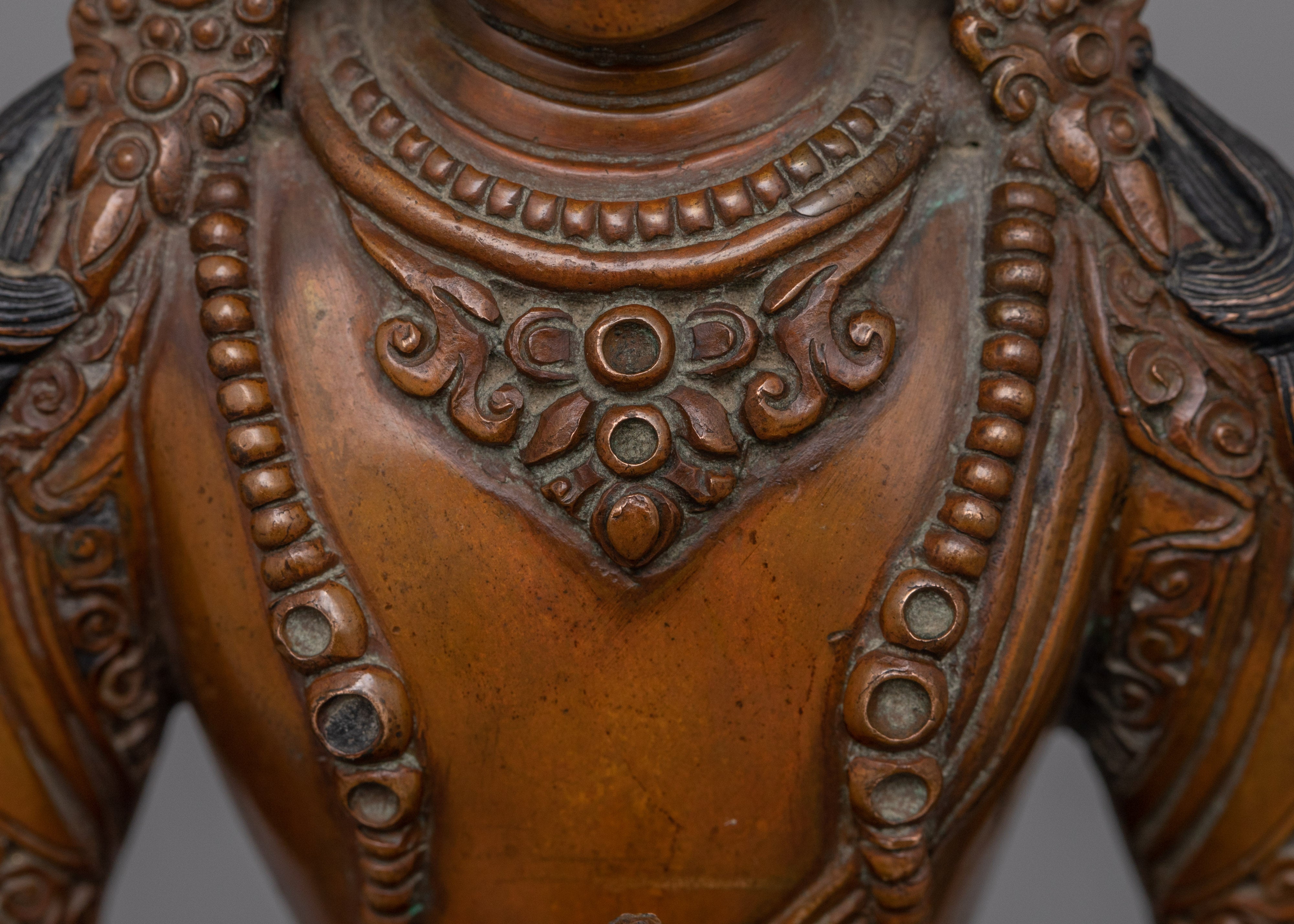 Buddhist Amitayus Deity of Longevity Figurine | Ideal for Meditation and Ritual Spaces