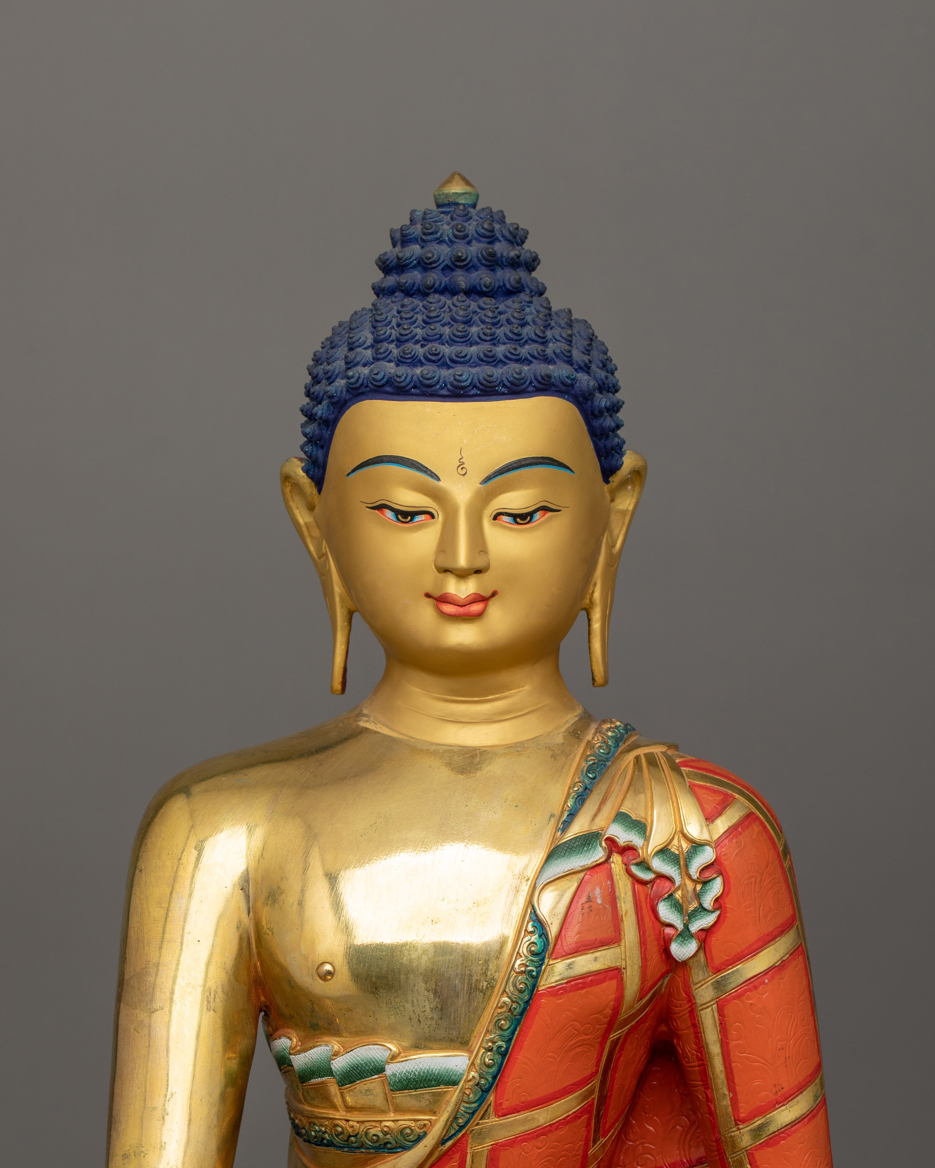 Historical Shakyamuni Buddha With Halo | Teacher of all Buddha