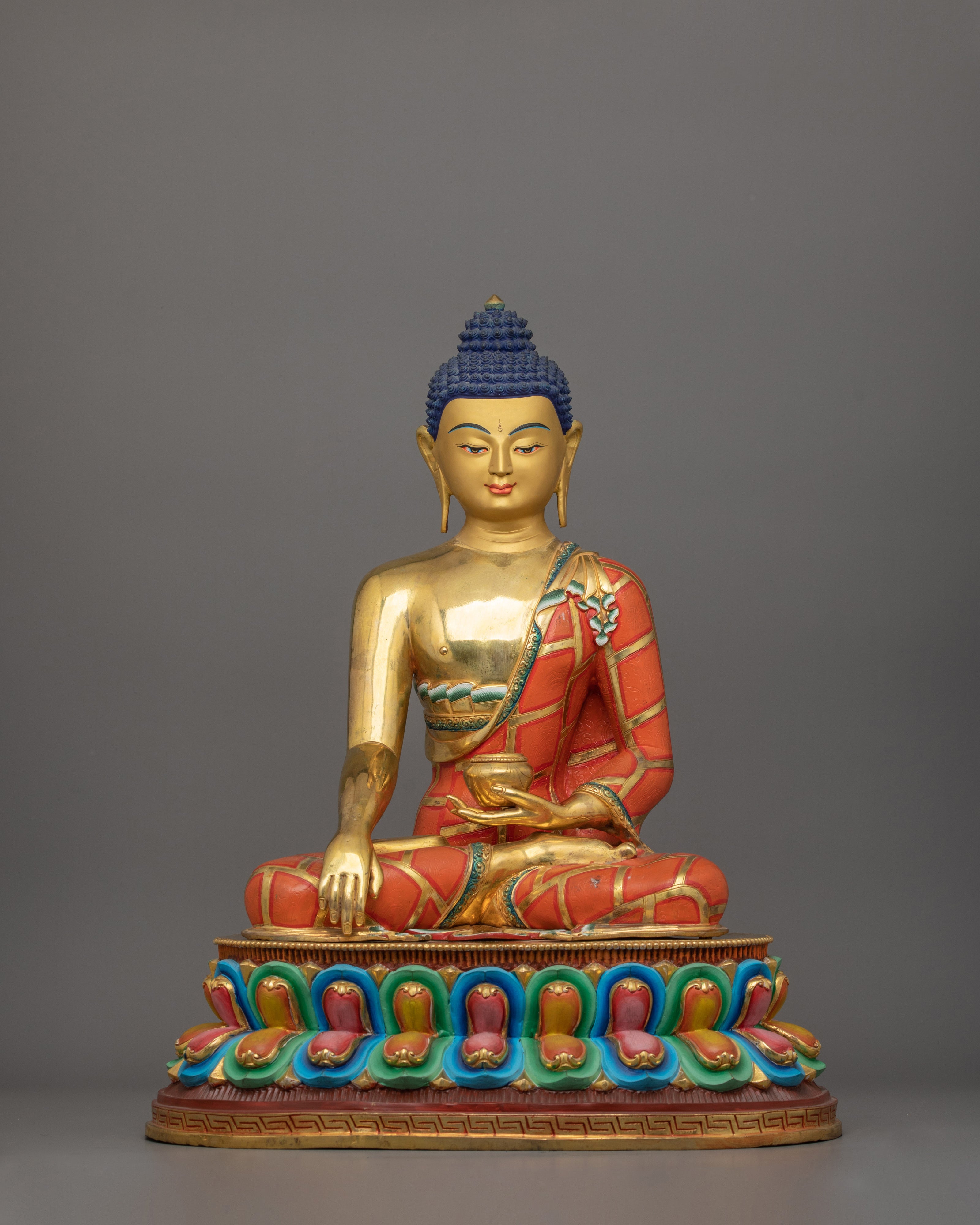 Historical Shakyamuni Buddha With Halo | Teacher of all Buddha