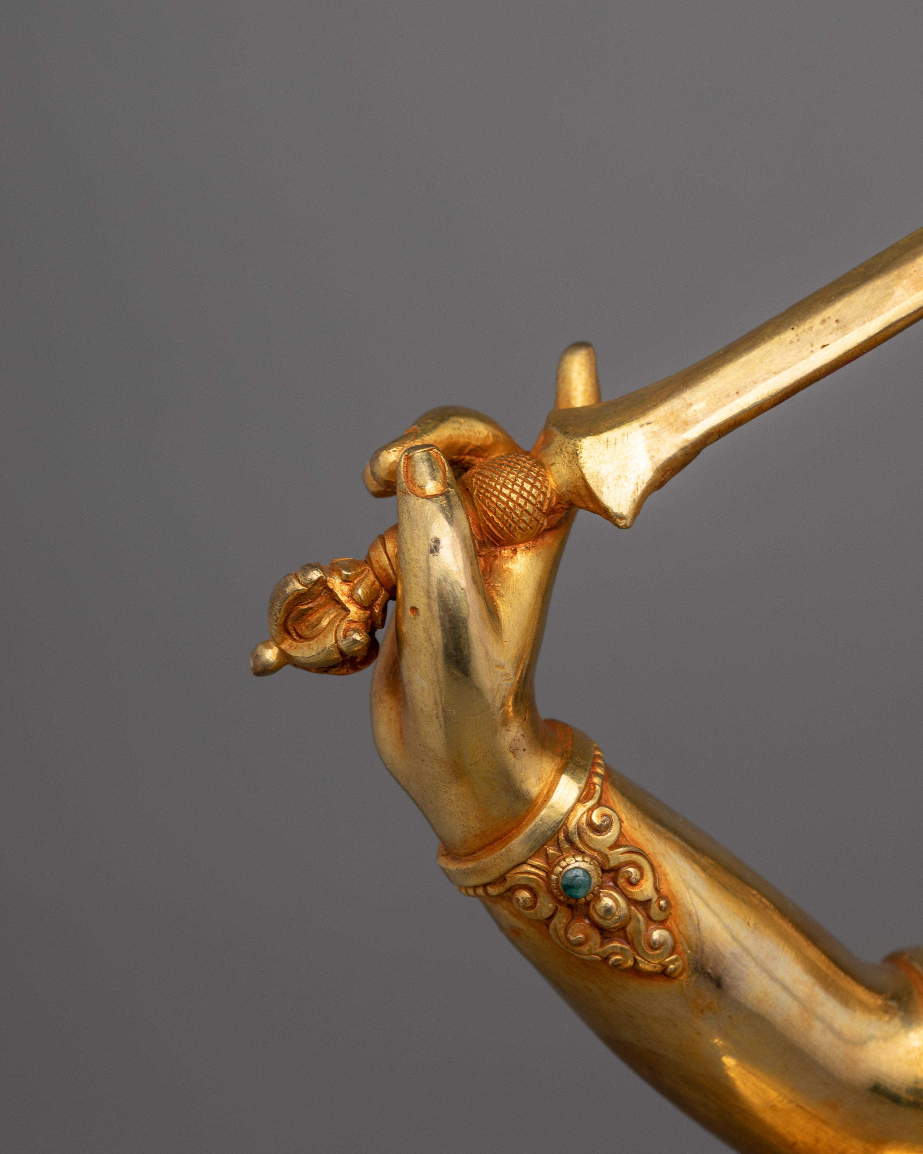 Manjushri with Wisdom Sword | Enlightened Deity Figurine