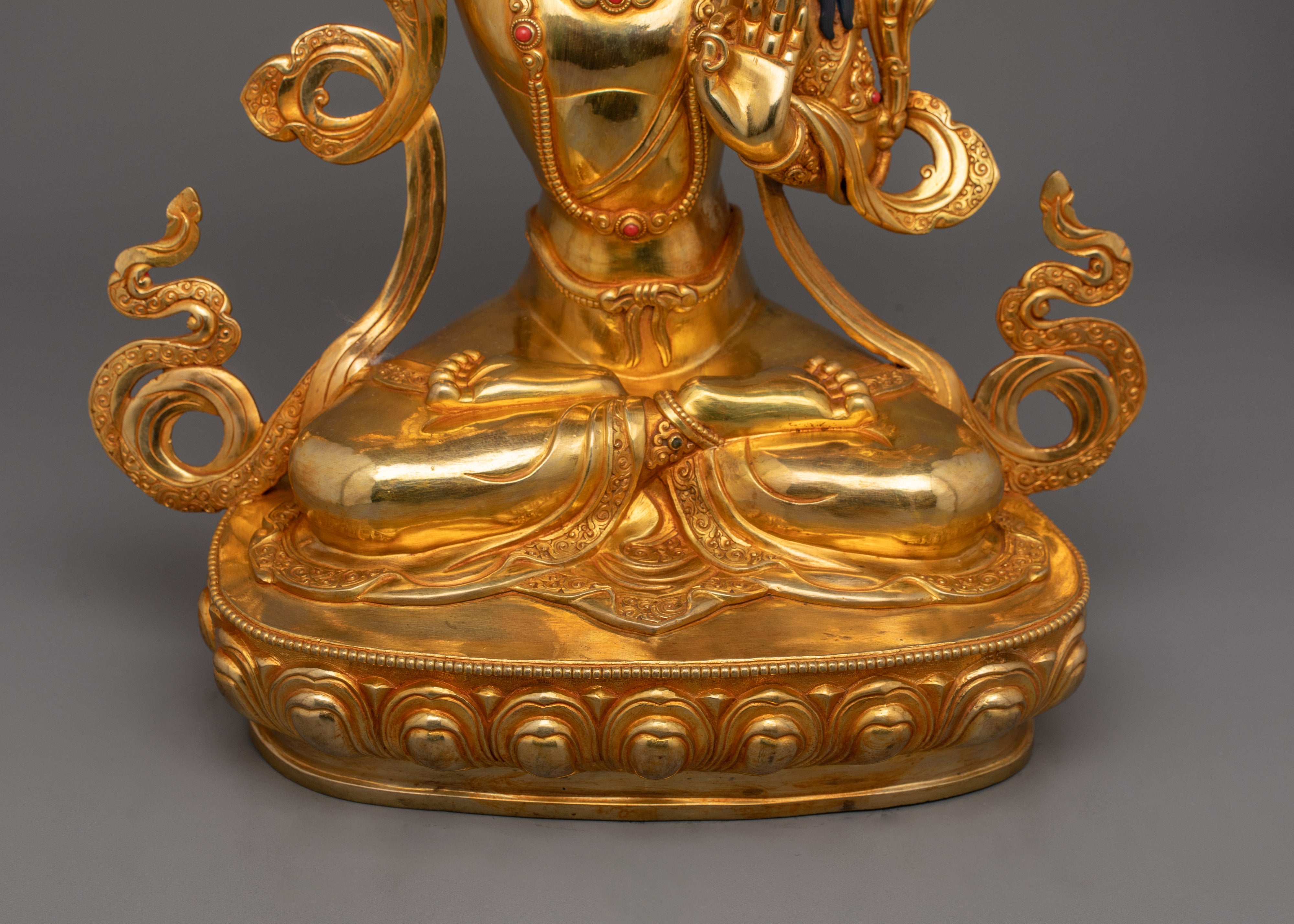 Manjushri with Wisdom Sword | Enlightened Deity Figurine