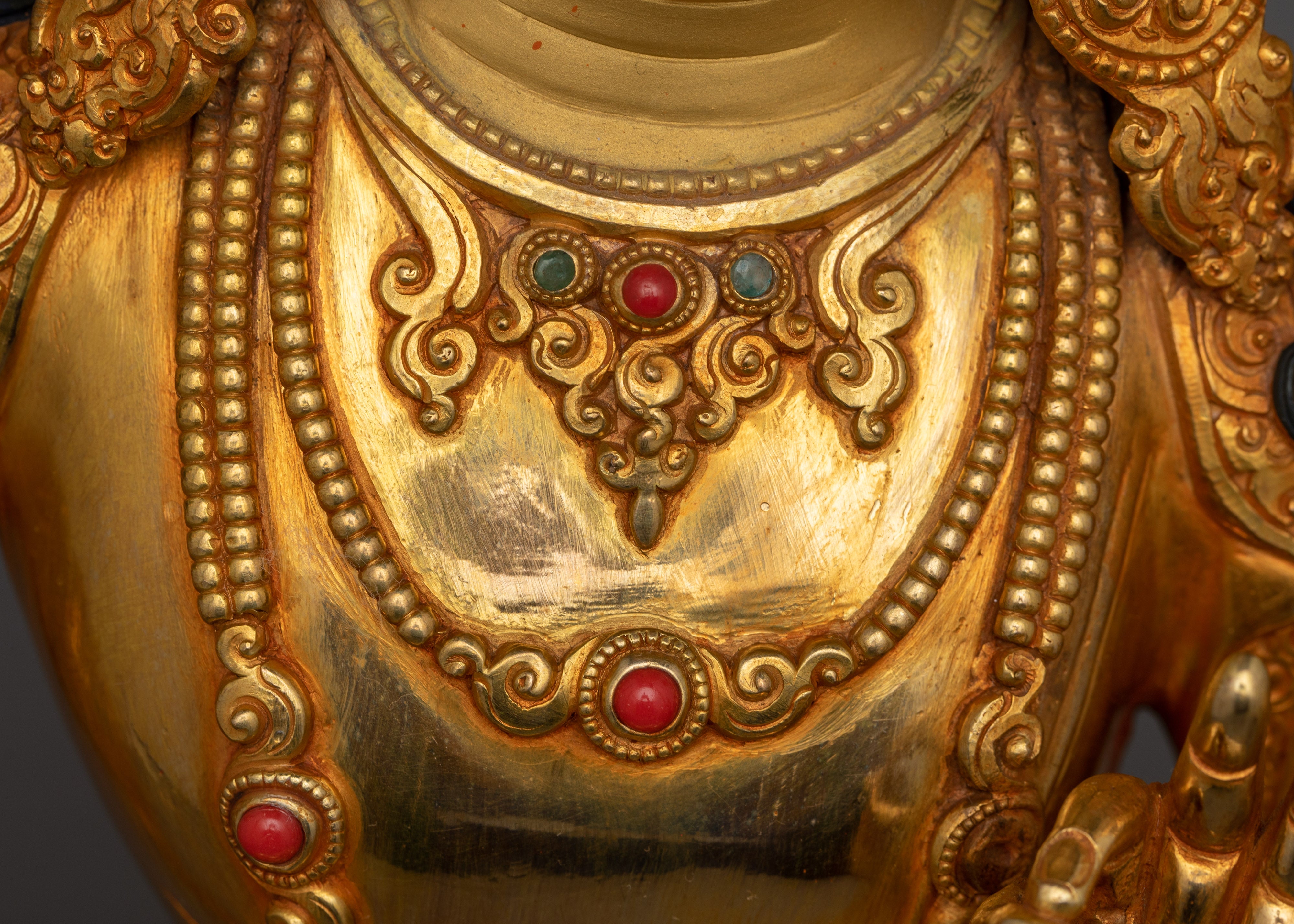 Manjushri with Wisdom Sword | Enlightened Deity Figurine