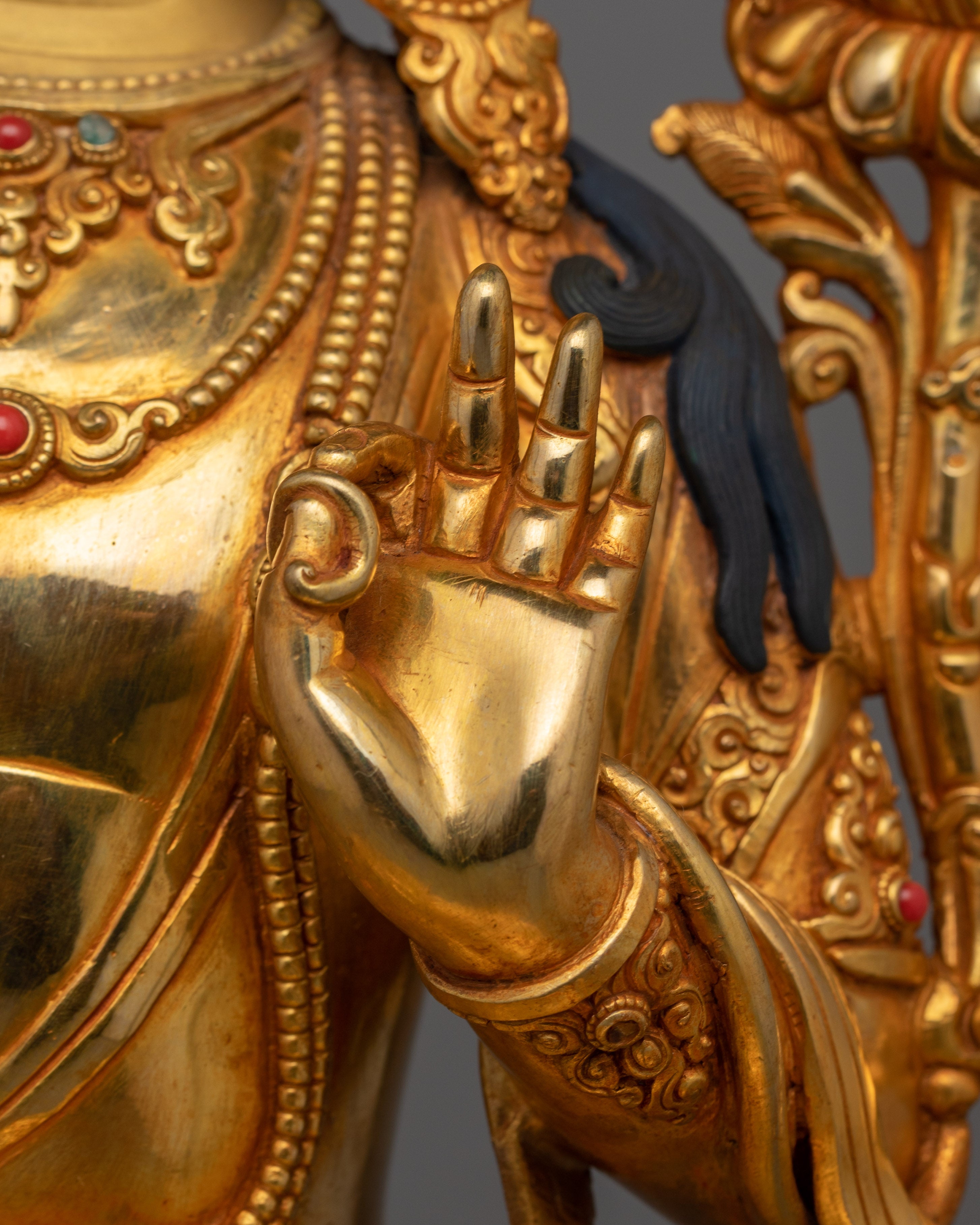 Manjushri with Wisdom Sword | Enlightened Deity Figurine