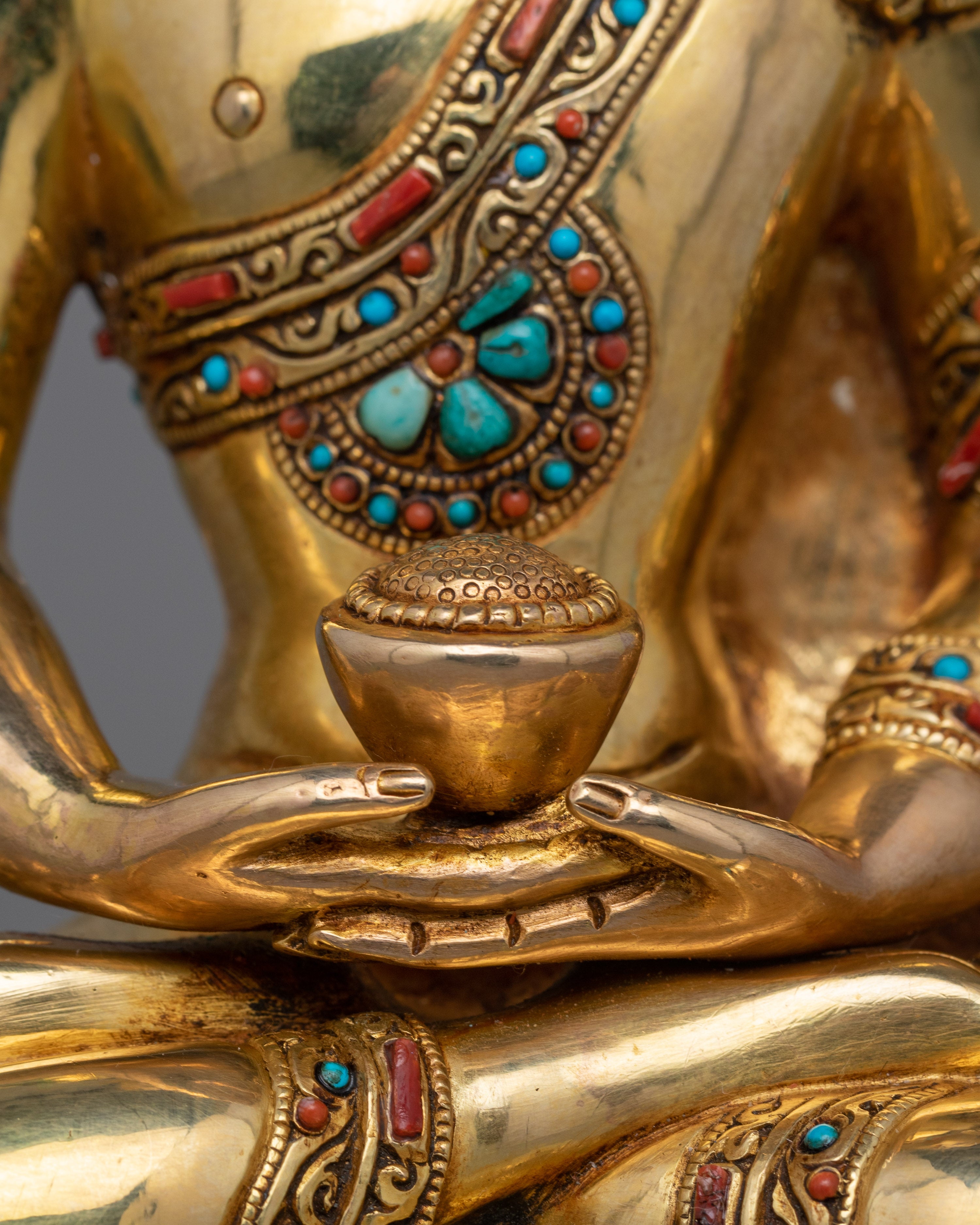 Handmade Pure Land Buddhist Amitabha Buddha Statue | The Buddha of Infinite Light