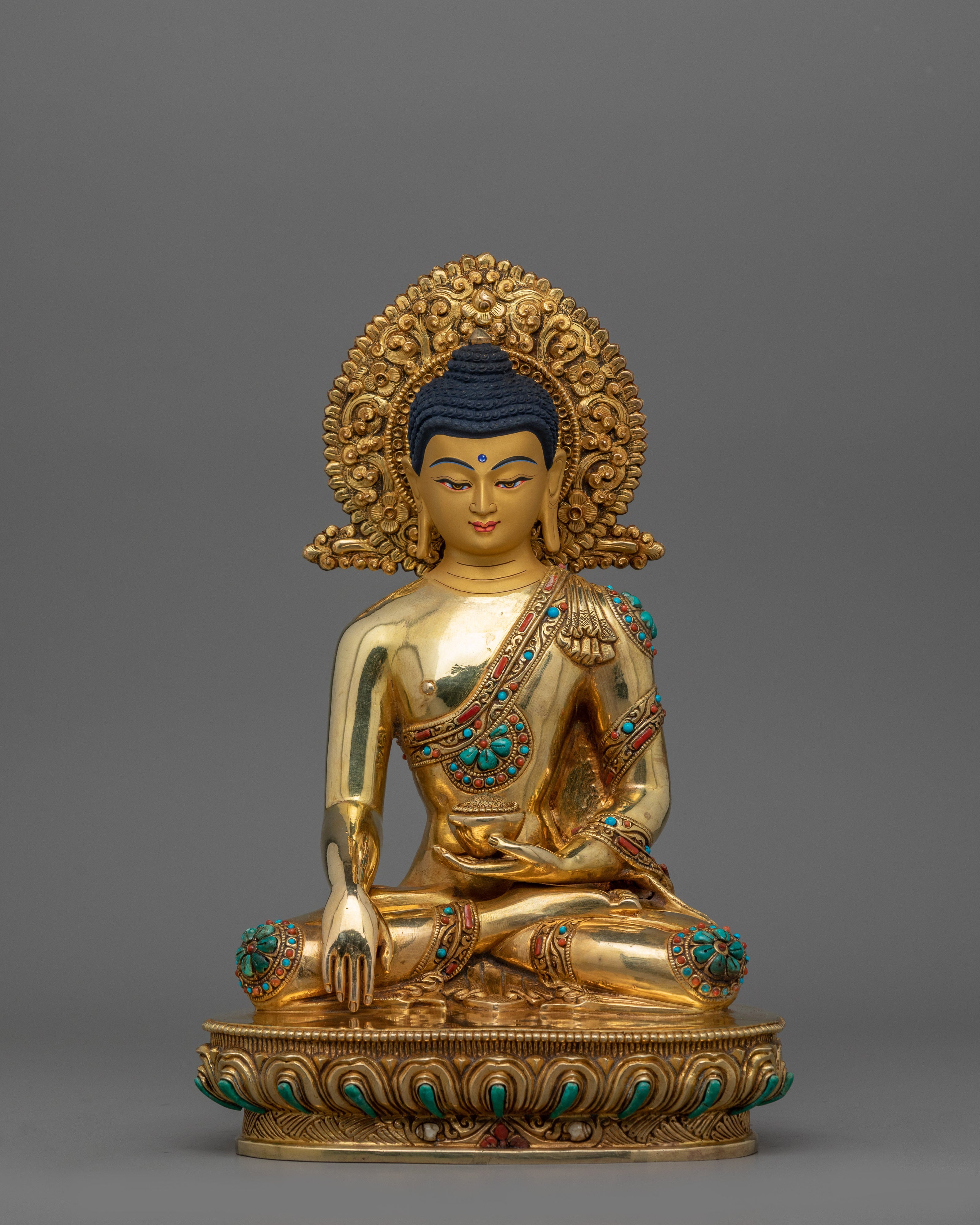 Sacred Historical Shakyamuni Buddha Statue | Buddha Sculpture with Peaceful Aura