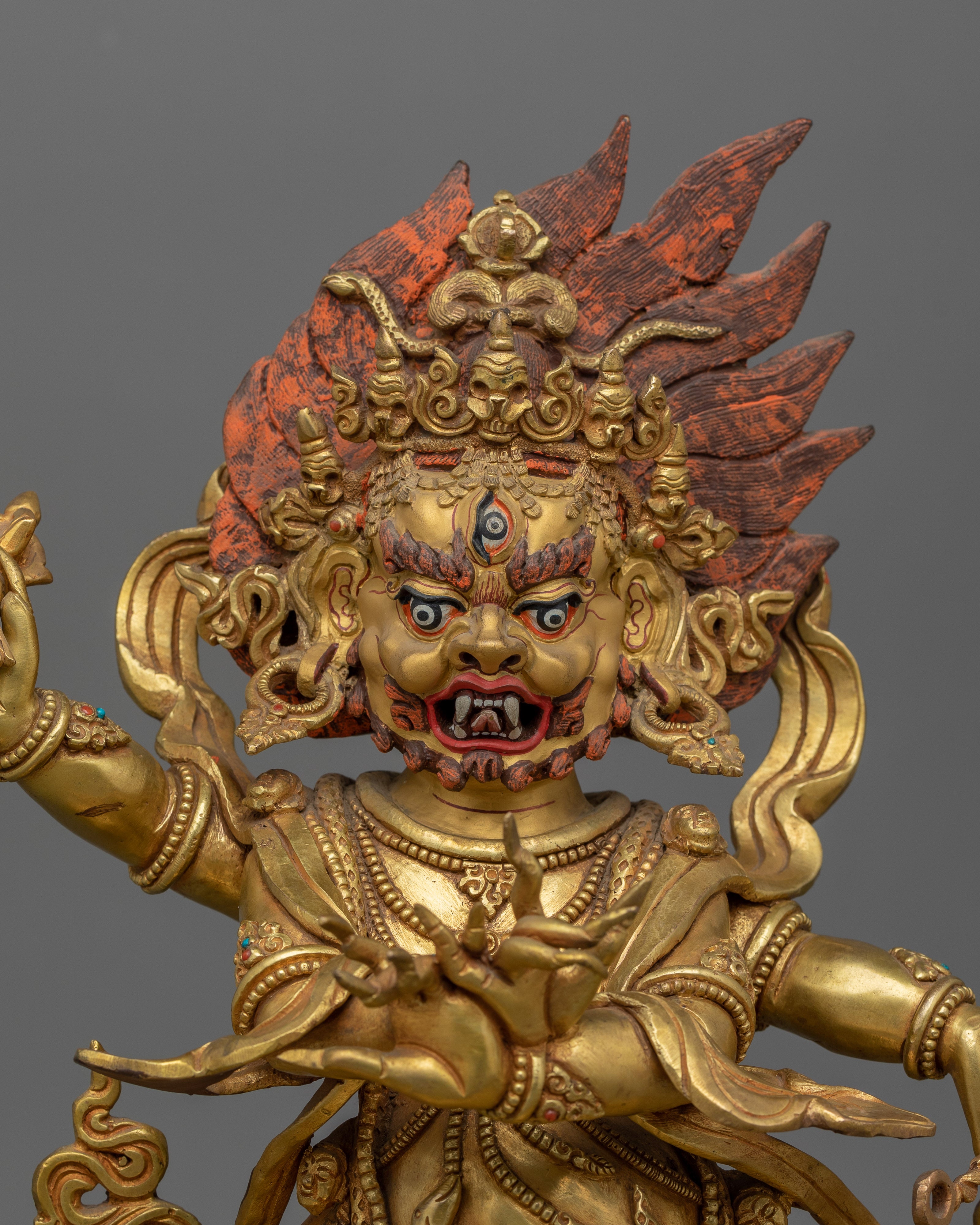 Four Armed Butadamara Statue | Protector Against Negative Forces