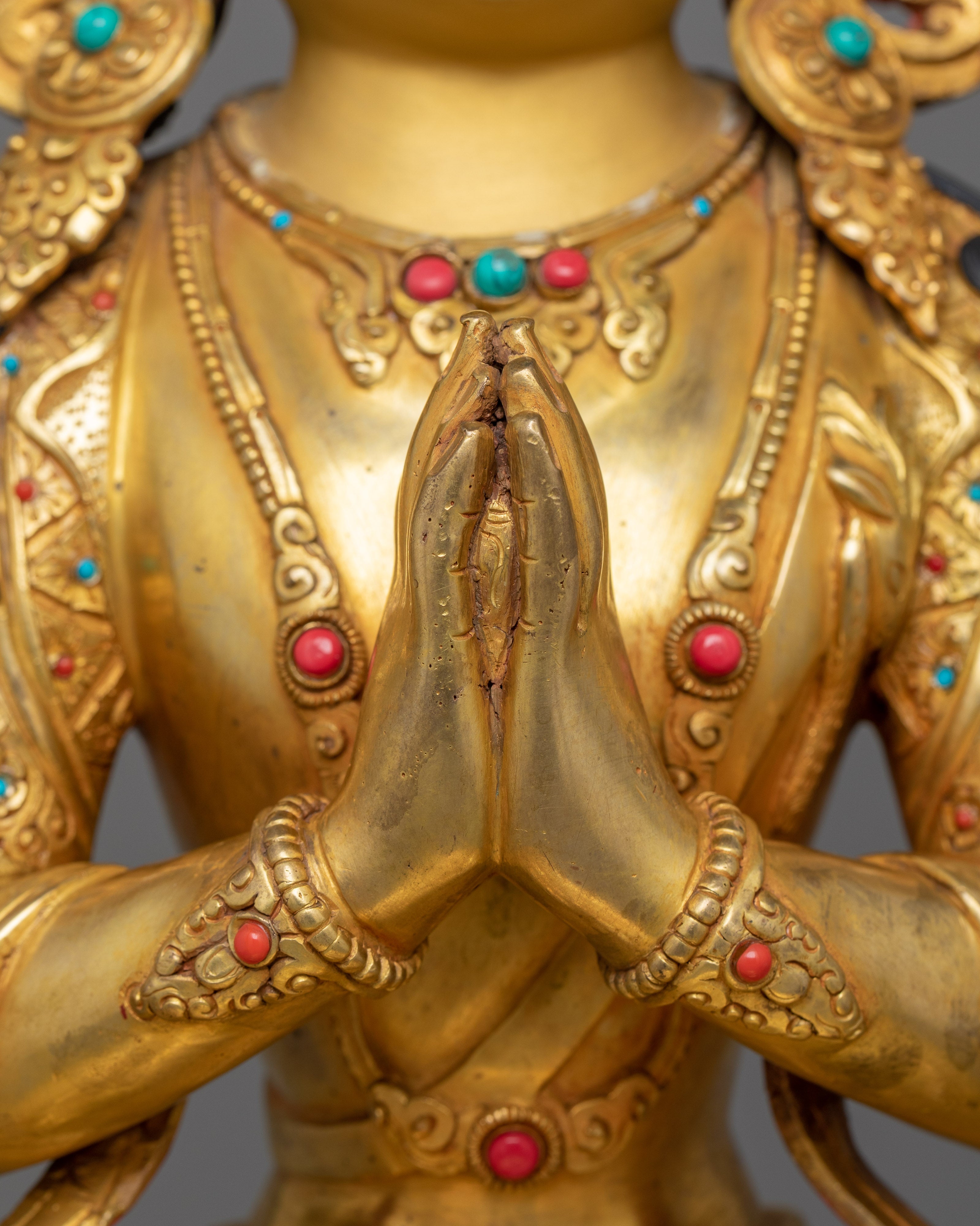 Handmade Beautiful Chenrezig Sculpture | A Symbol of Boundless Love