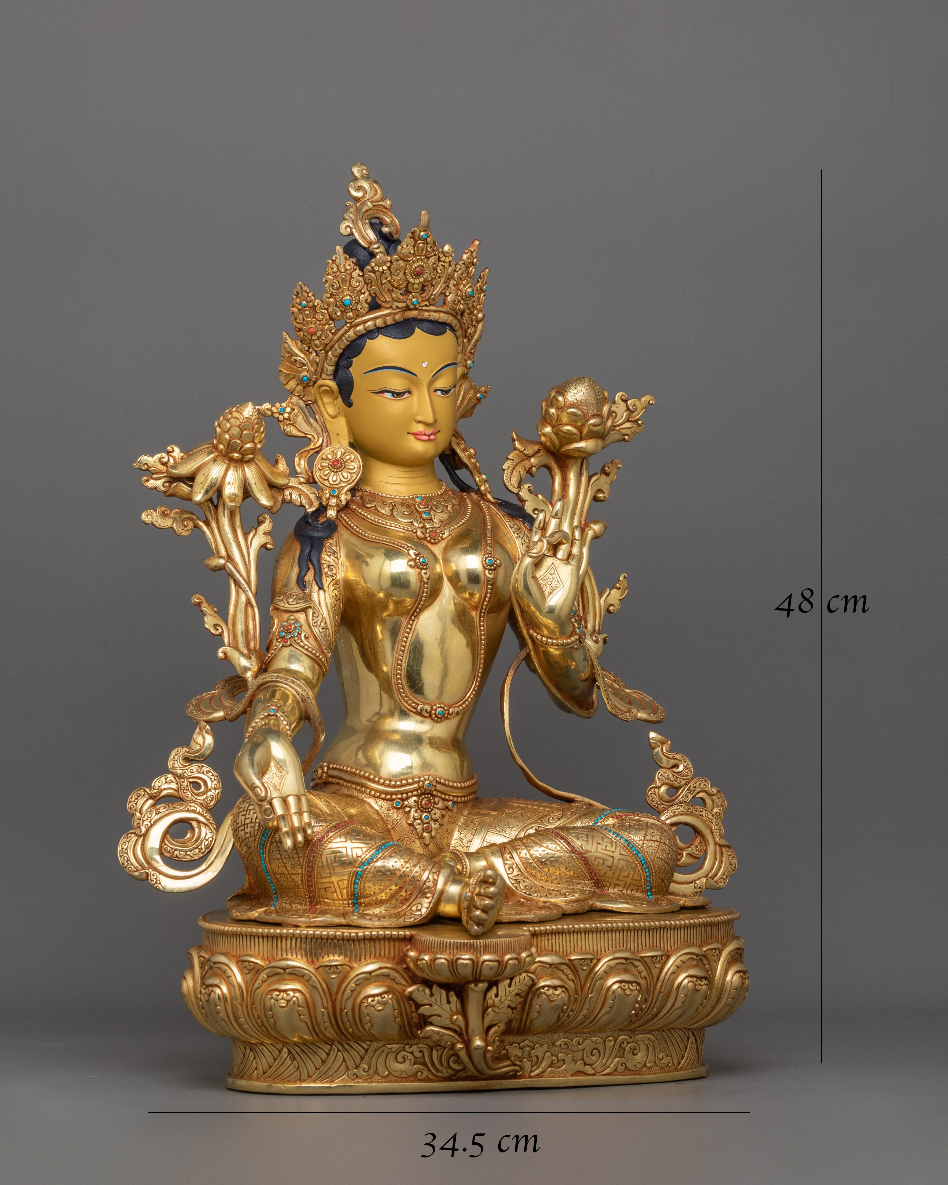 Syamatara Buddhist Goddess Statue